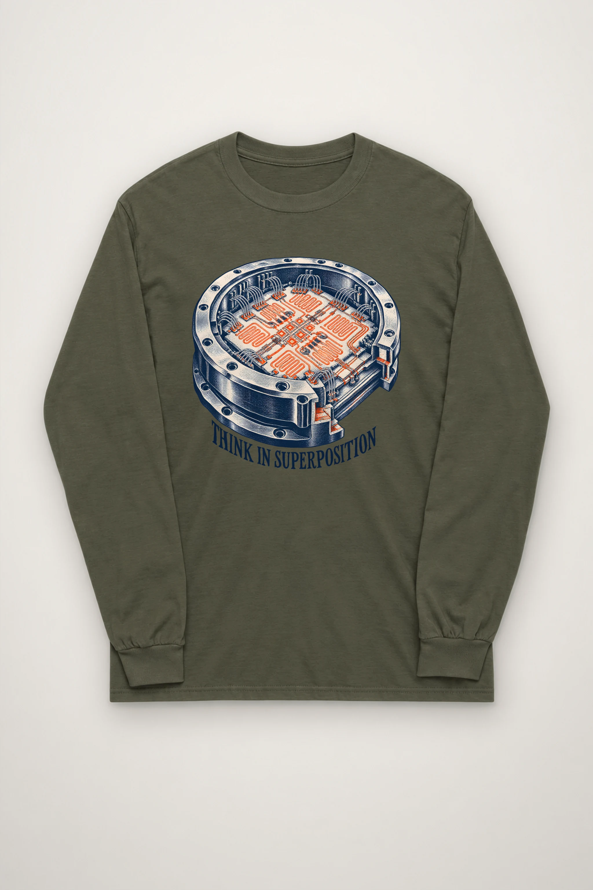 "Think in Superposition" Unisex Longsleeve T-shirt