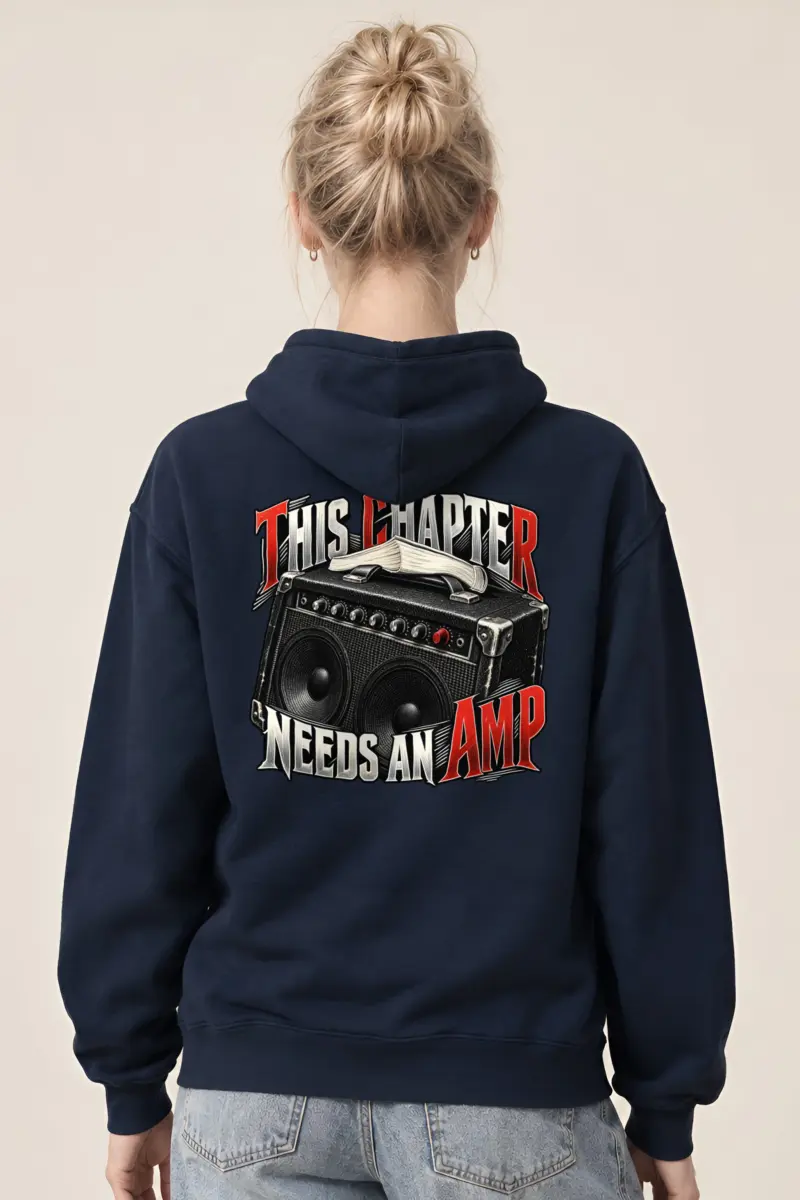 “This Chapter Needs an Amp” Heavy Blend Unisex Pullover Hoodie