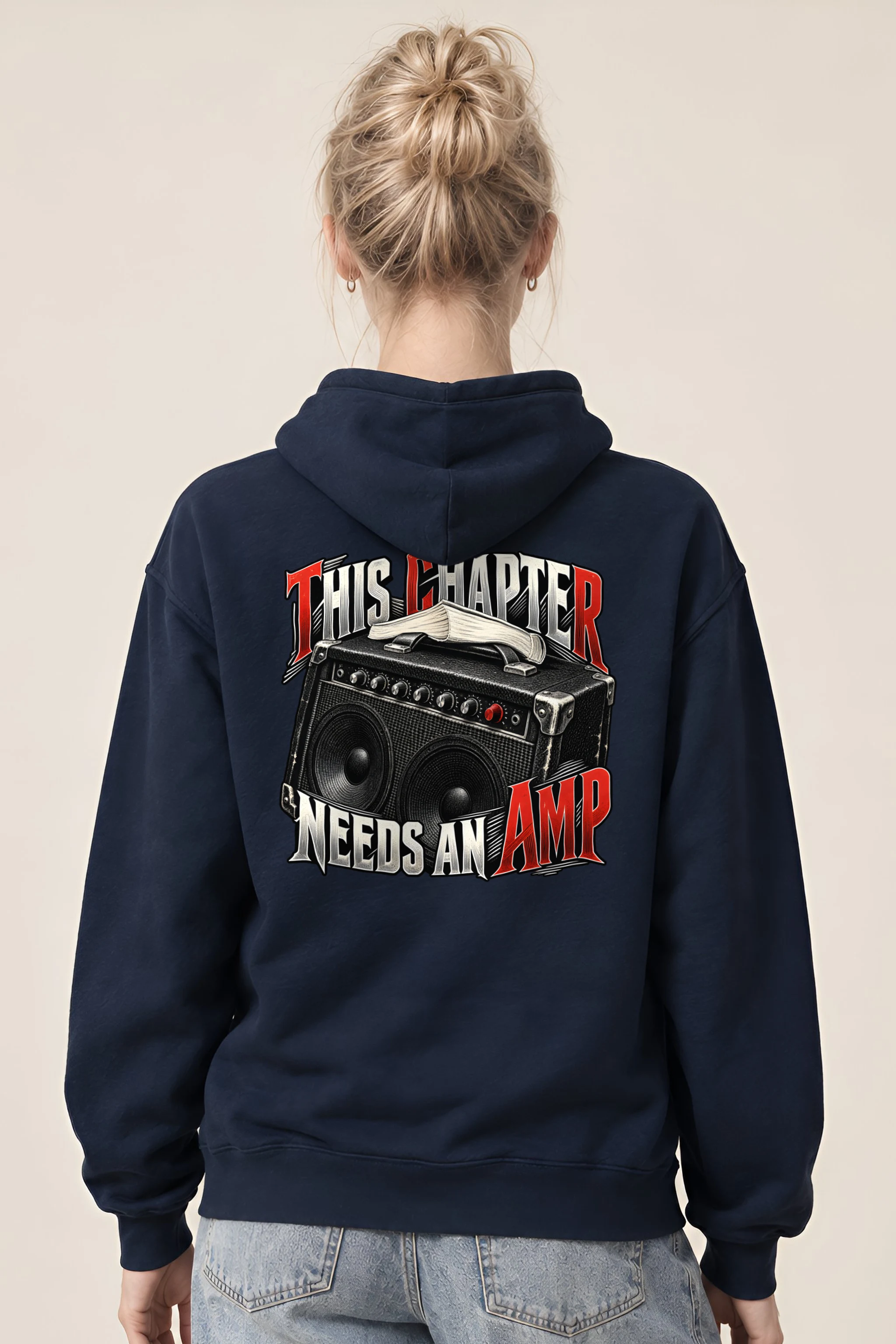 "This Chapter Needs an Amp" Heavy Blend Unisex Pullover Hoodie