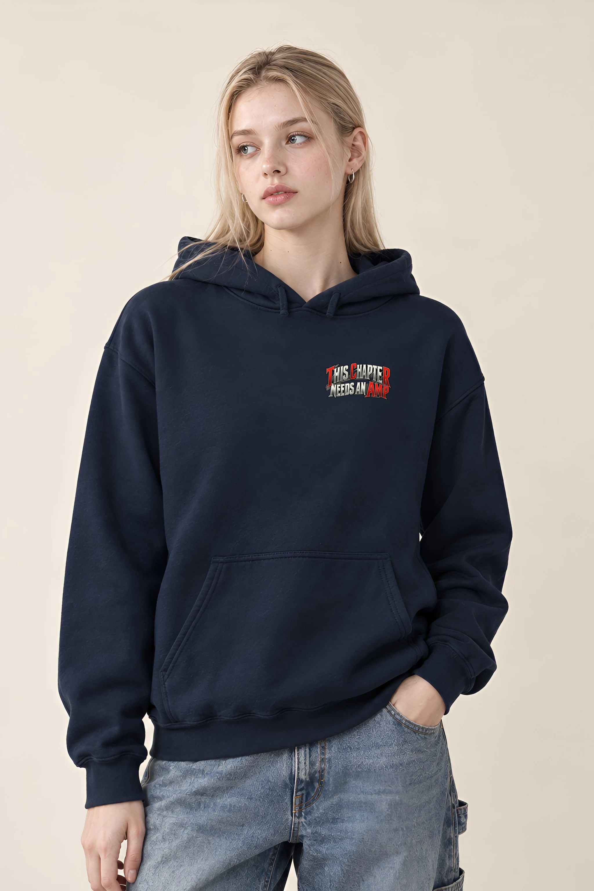 "This Chapter Needs an Amp" Heavy Blend Unisex Pullover Hoodie