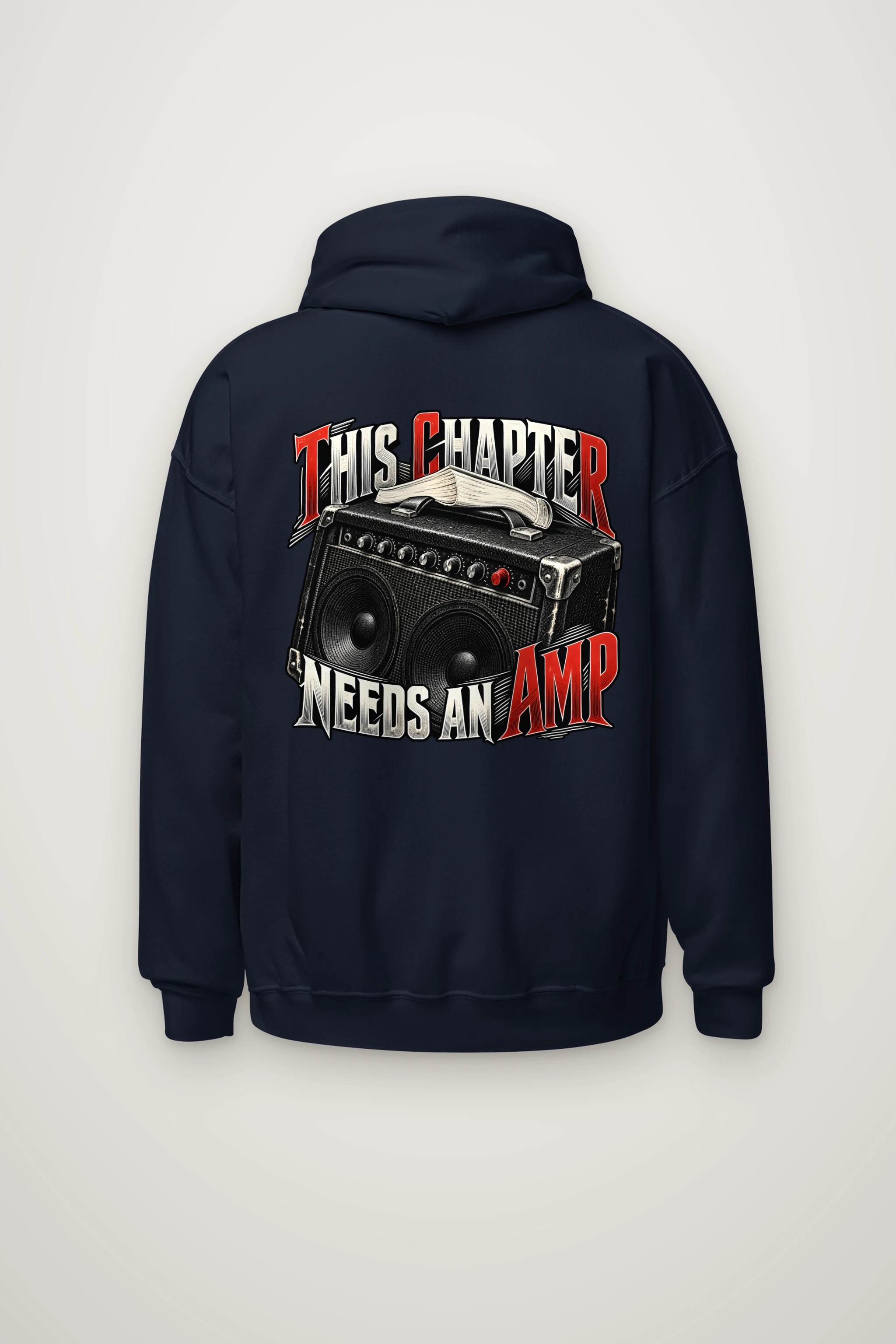 "This Chapter Needs an Amp" Heavy Blend Unisex Pullover Hoodie