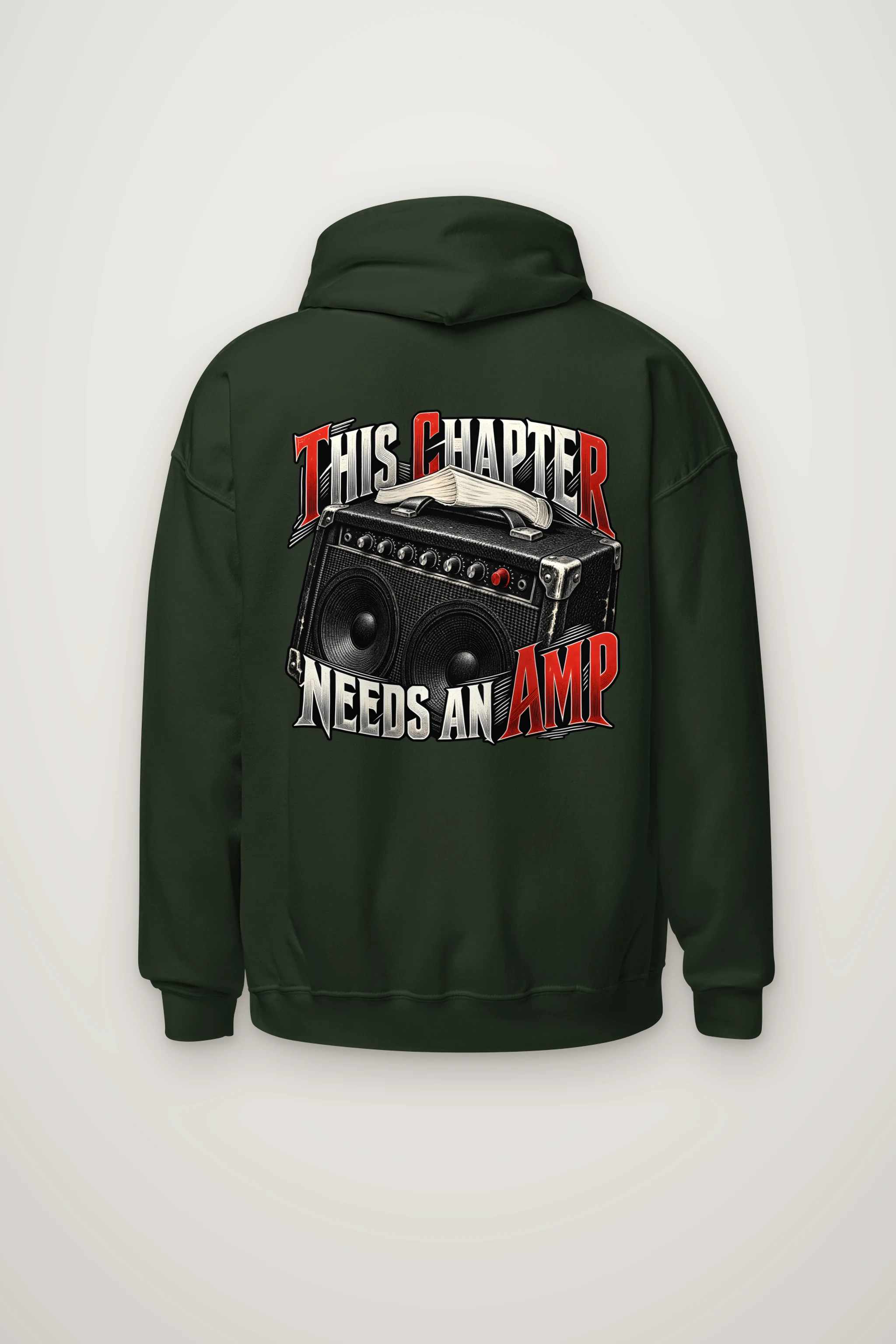 "This Chapter Needs an Amp" Heavy Blend Unisex Pullover Hoodie