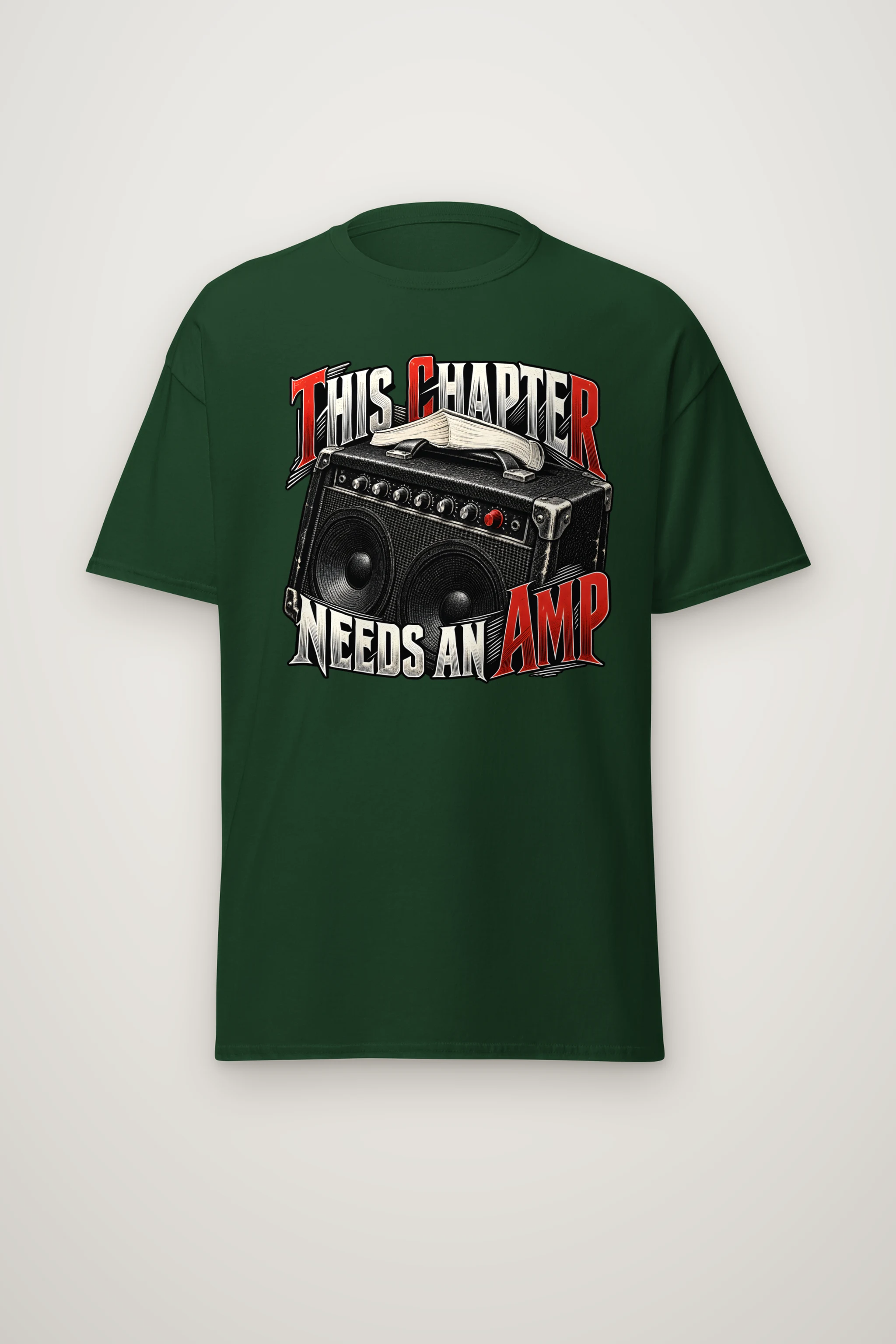 "This Chapter Needs an Amp" Heavyweight Unisex Crewneck T-shirt