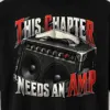 "This Chapter Needs an Amp" Men's Oversized Heavyweight Crewneck T-Shirt