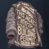 "This Jacket Needs a Building Permit" Heavyweight Unisex Crewneck T-shirt