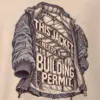 "This Jacket Needs a Building Permit" Men's Oversized Heavyweight Crewneck T-Shirt