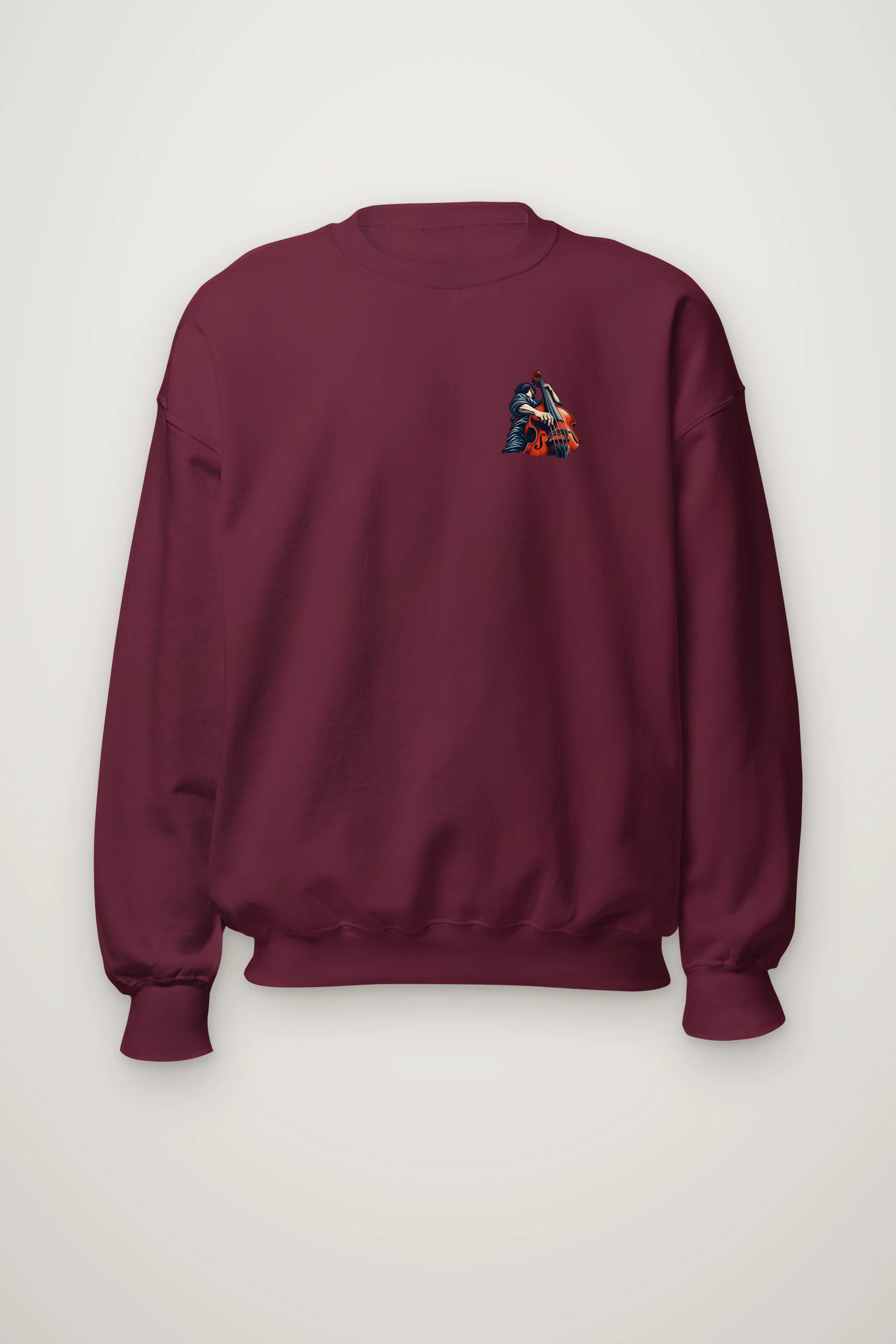 "This Town Runs on Bass" Heavy Blend Unisex Crewneck Sweatshirt