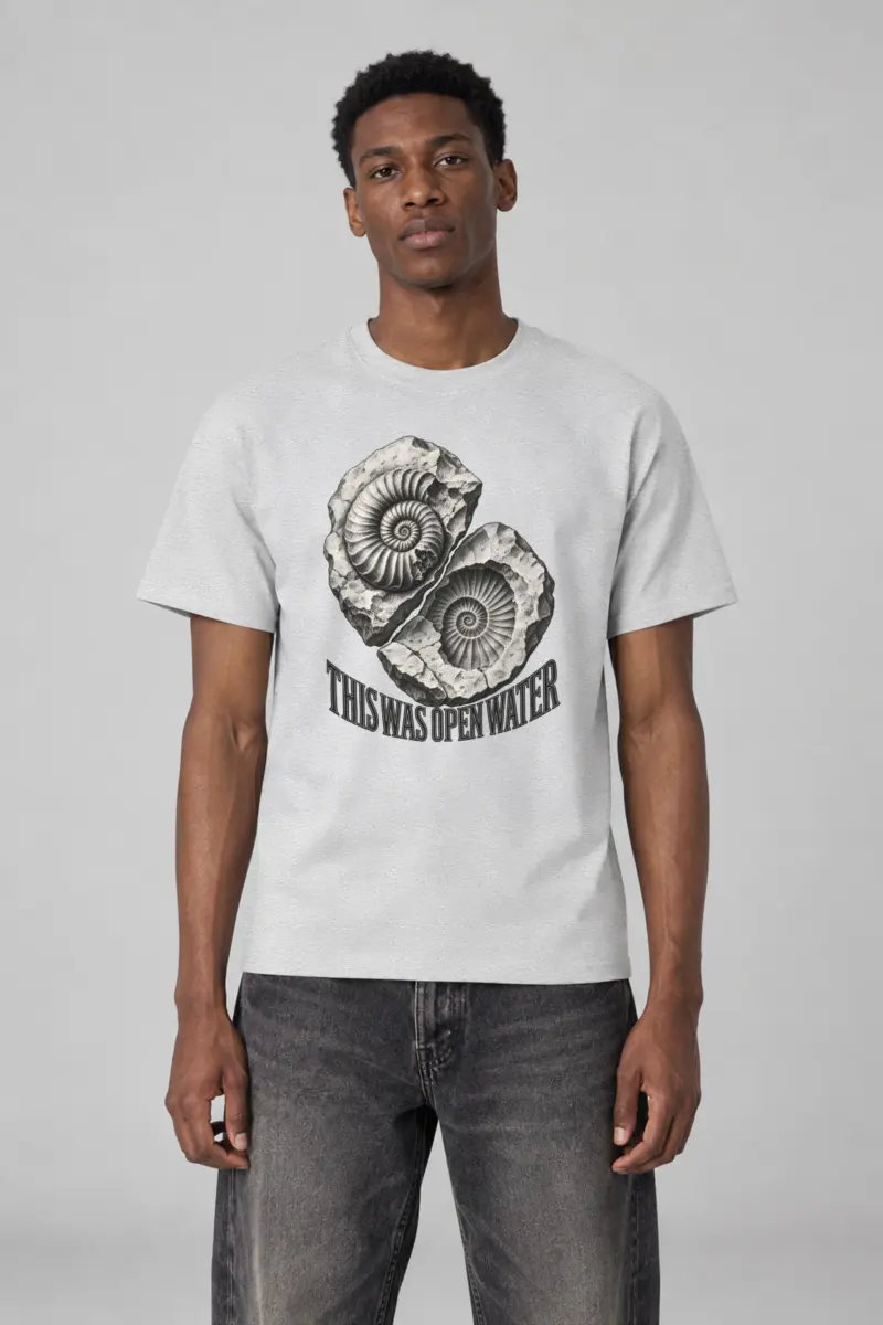 "This Was Open Water" Heavyweight Unisex Crewneck T-shirt