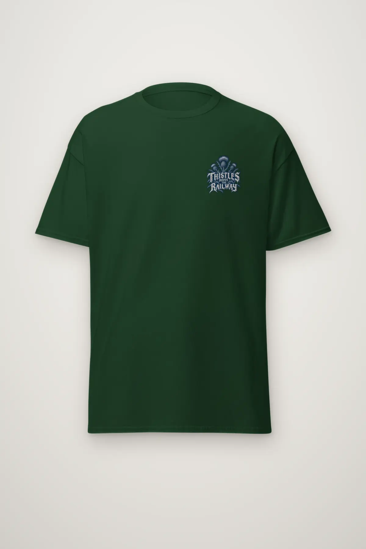 "Thistles Above the Railway" Heavyweight Unisex Crewneck T-shirt