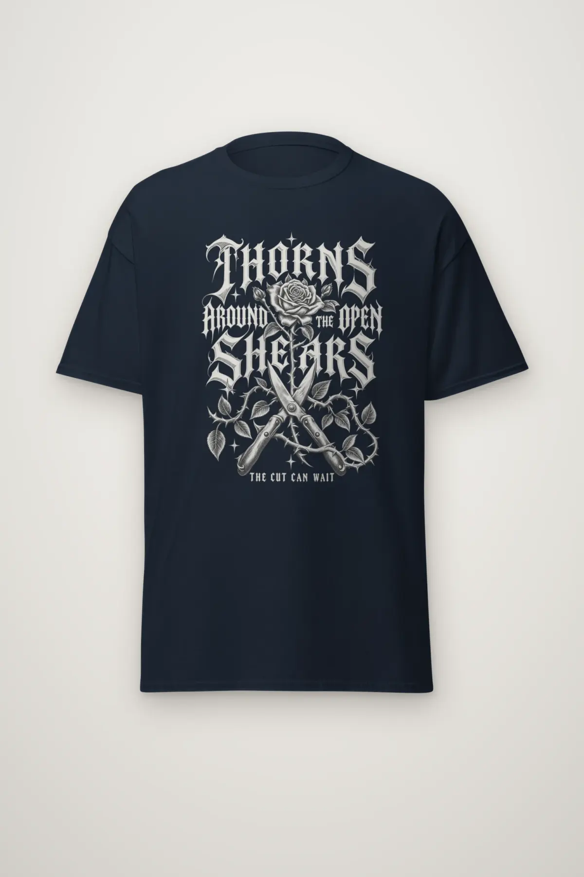 "Thorns Around the Open Shears" Heavyweight Unisex Crewneck T-shirt