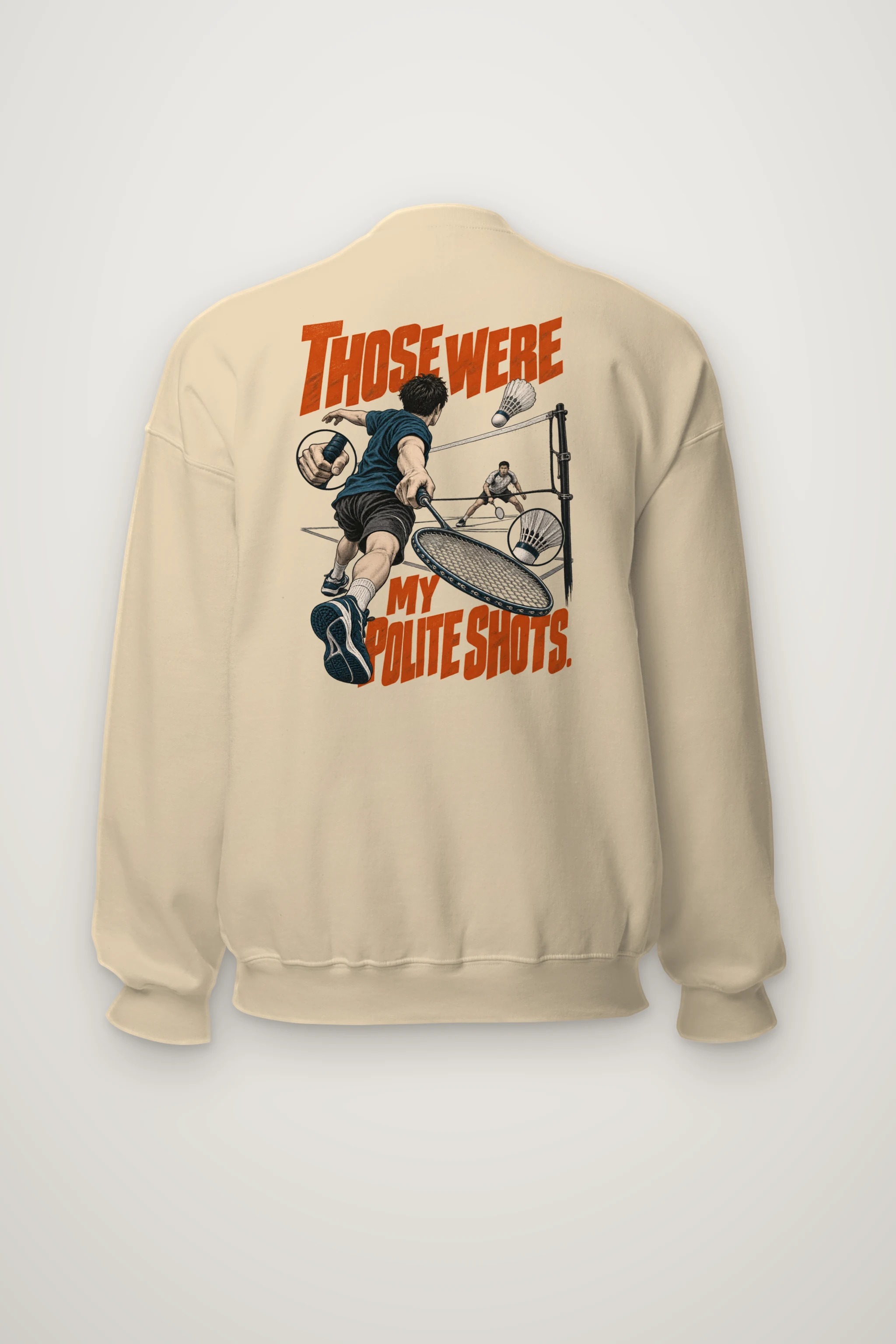 "Those Were My Polite Shots" Heavy Blend Unisex Crewneck Sweatshirt
