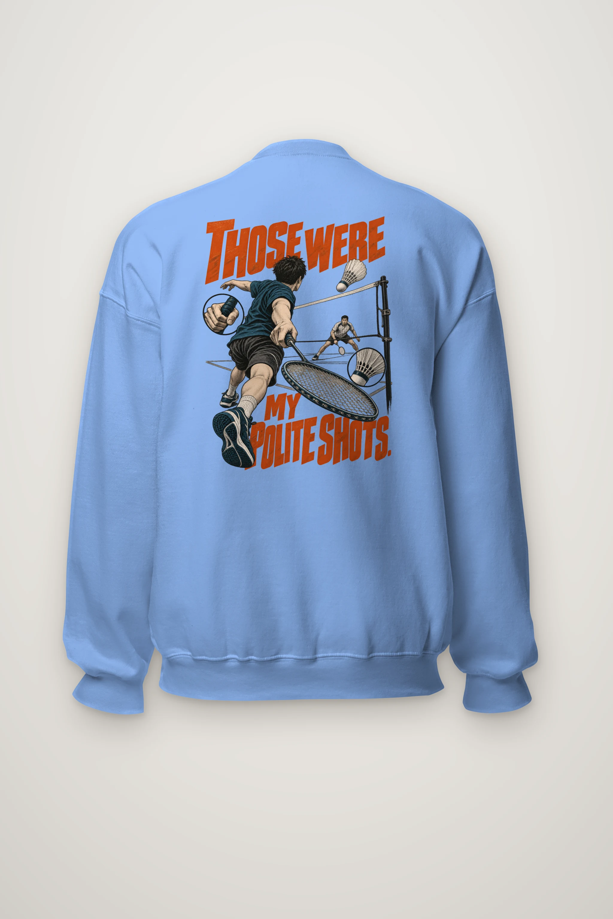 "Those Were My Polite Shots" Heavy Blend Unisex Crewneck Sweatshirt