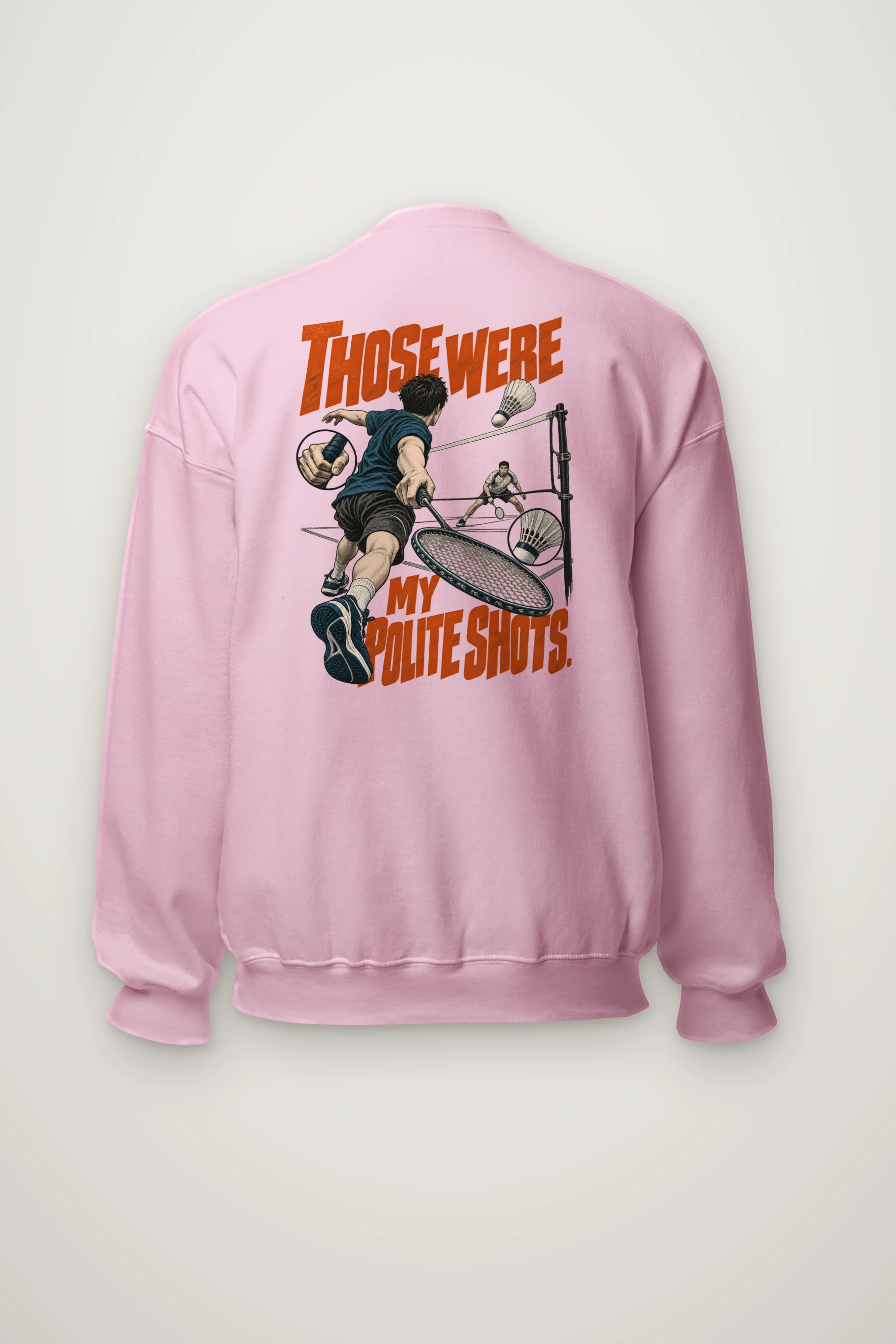 "Those Were My Polite Shots" Heavy Blend Unisex Crewneck Sweatshirt