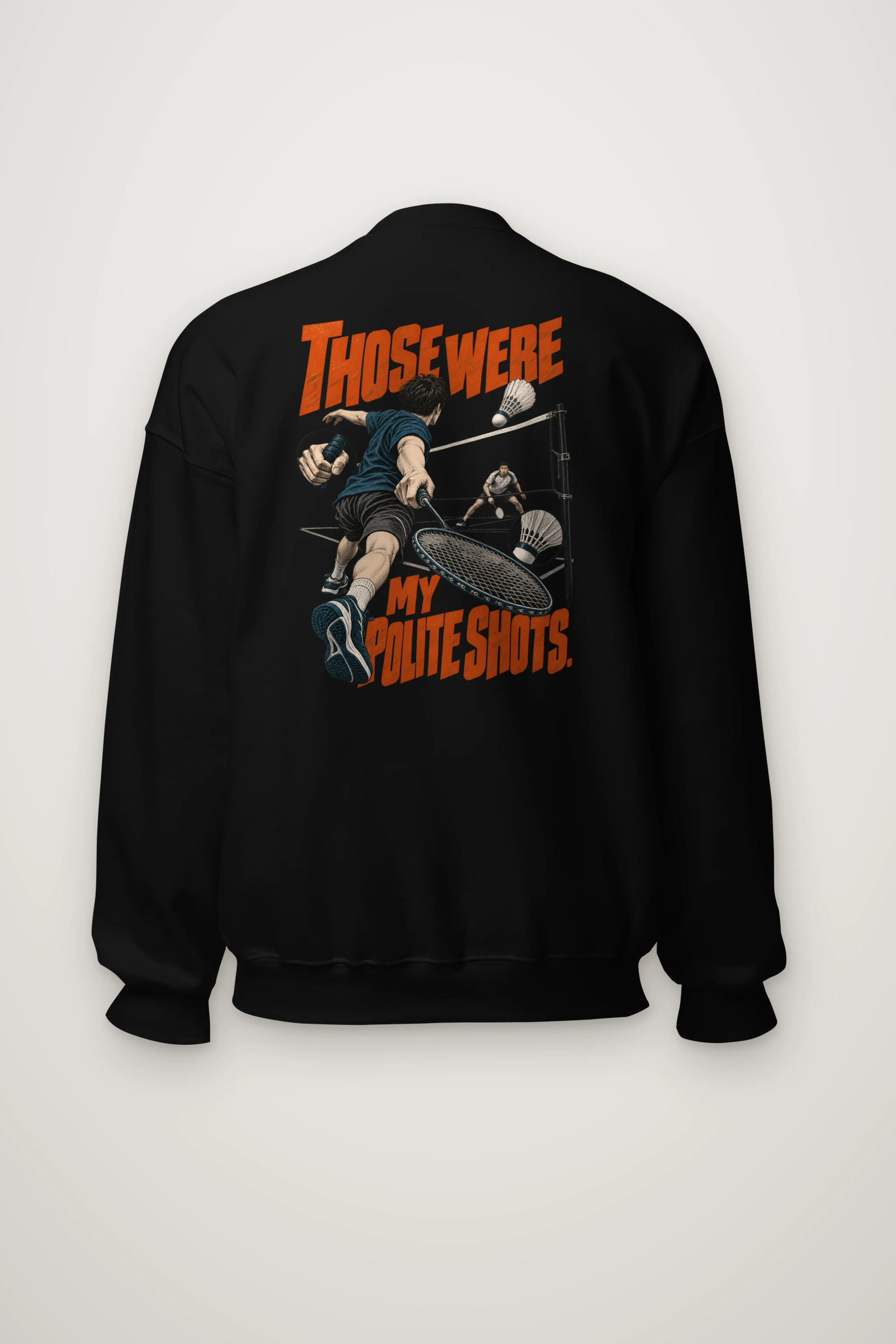 "Those Were My Polite Shots" Heavy Blend Unisex Crewneck Sweatshirt