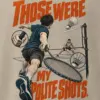 "Those Were My Polite Shots" Men's Oversized Heavyweight Crewneck T-Shirt