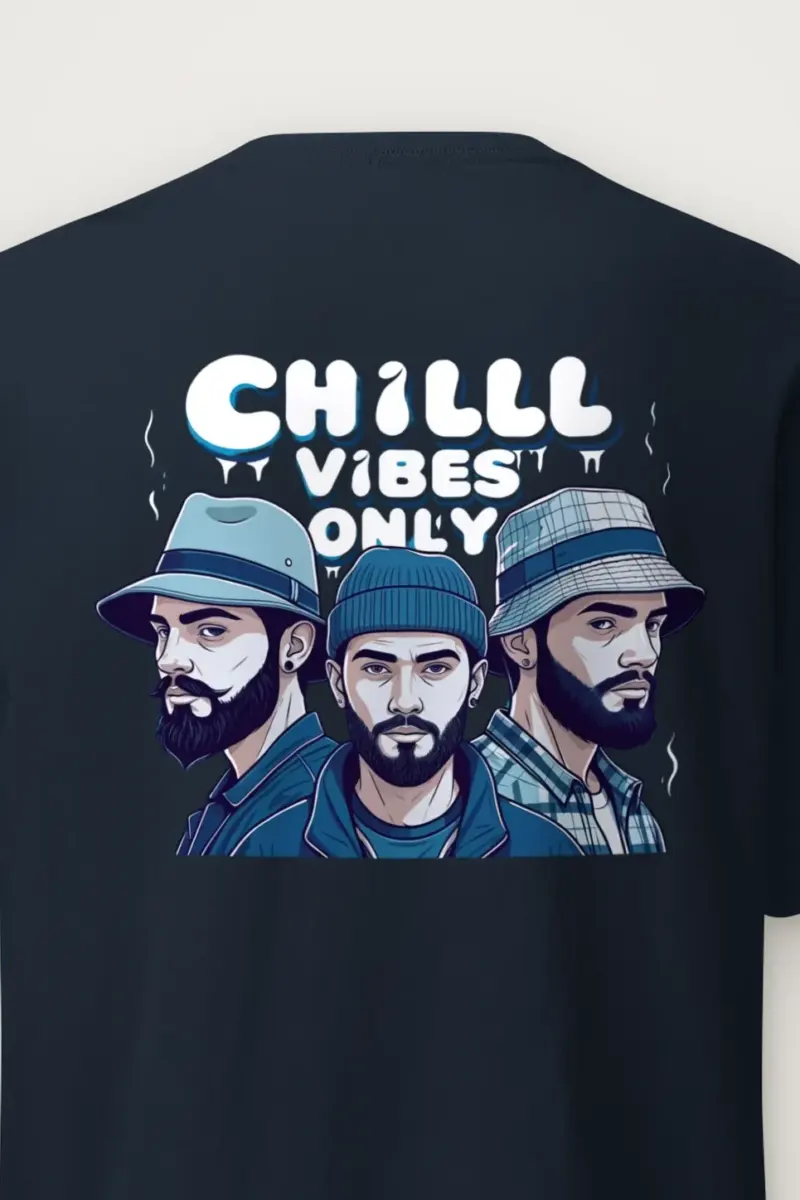 "Three Hat Society" Heavyweight Unisex Crewneck T-shirt