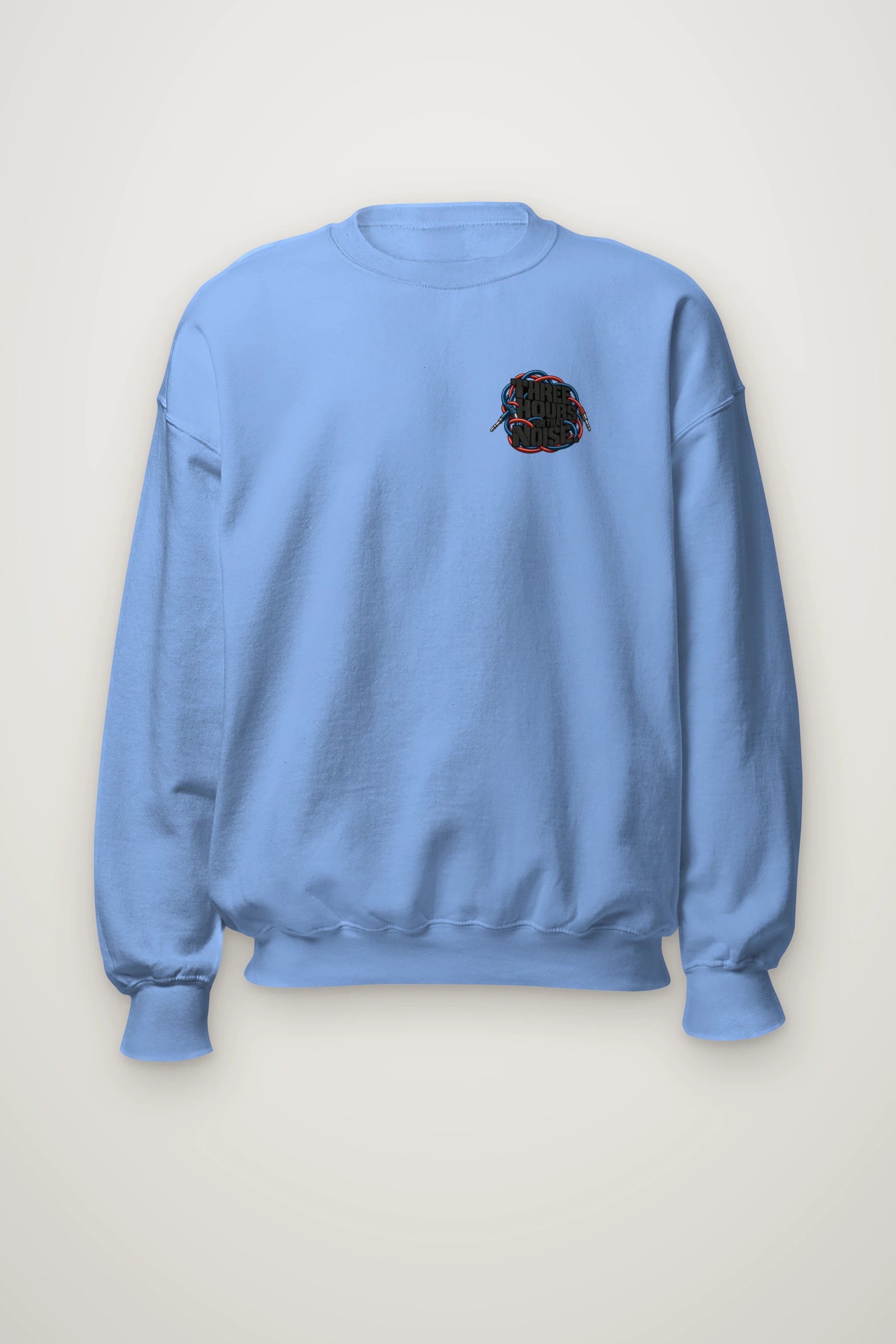 "Three Hours for That Noise" Heavy Blend Unisex Crewneck Sweatshirt