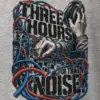 "Three Hours for That Noise" Heavyweight Unisex Crewneck T-shirt