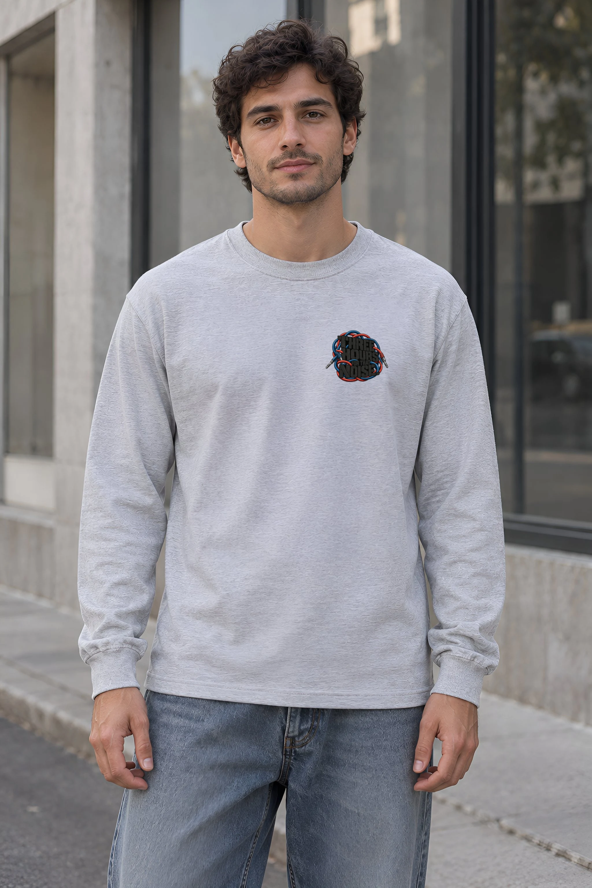 "Three Hours for That Noise" Unisex Longsleeve T-shirt