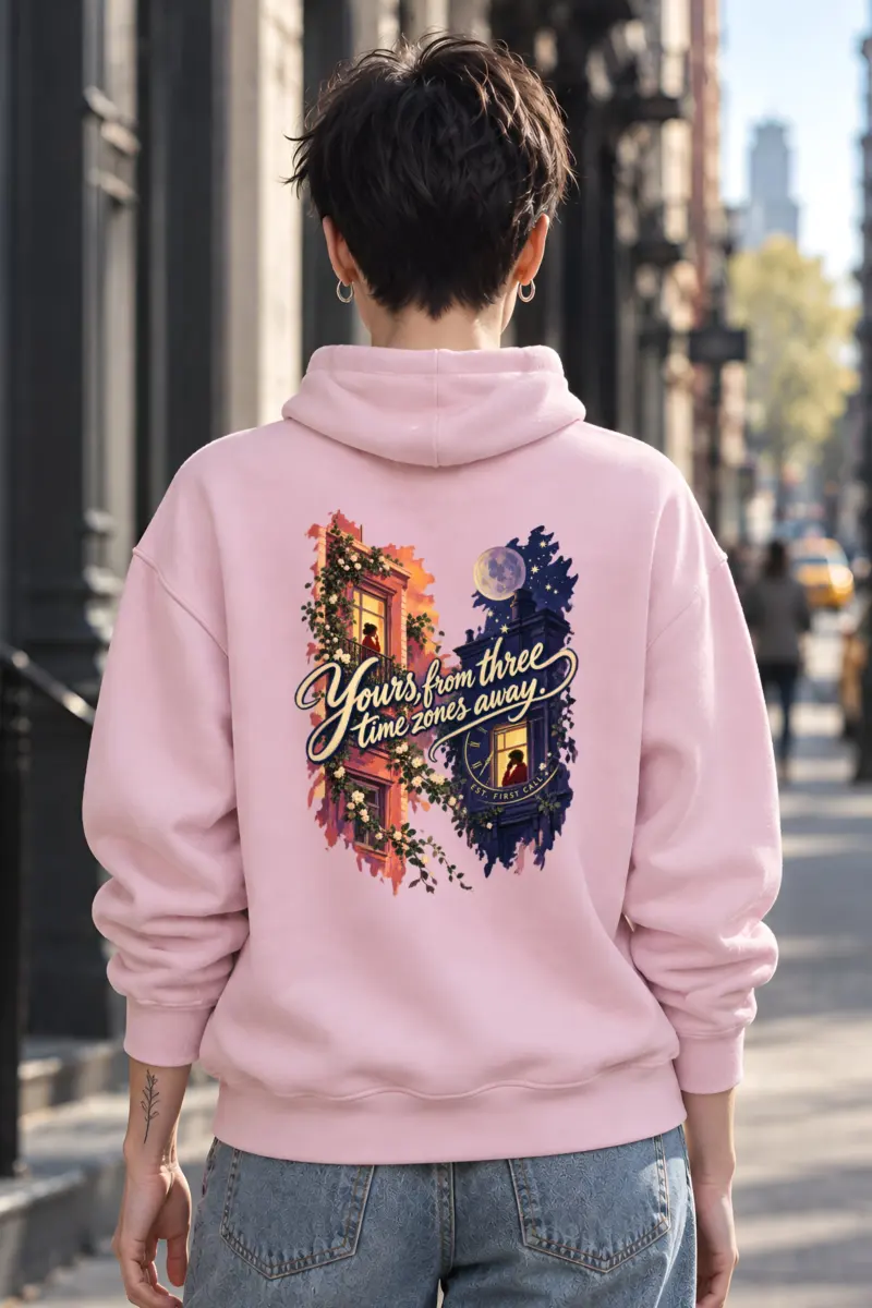 “Three Time Zones” Unisex Pullover Hoodie