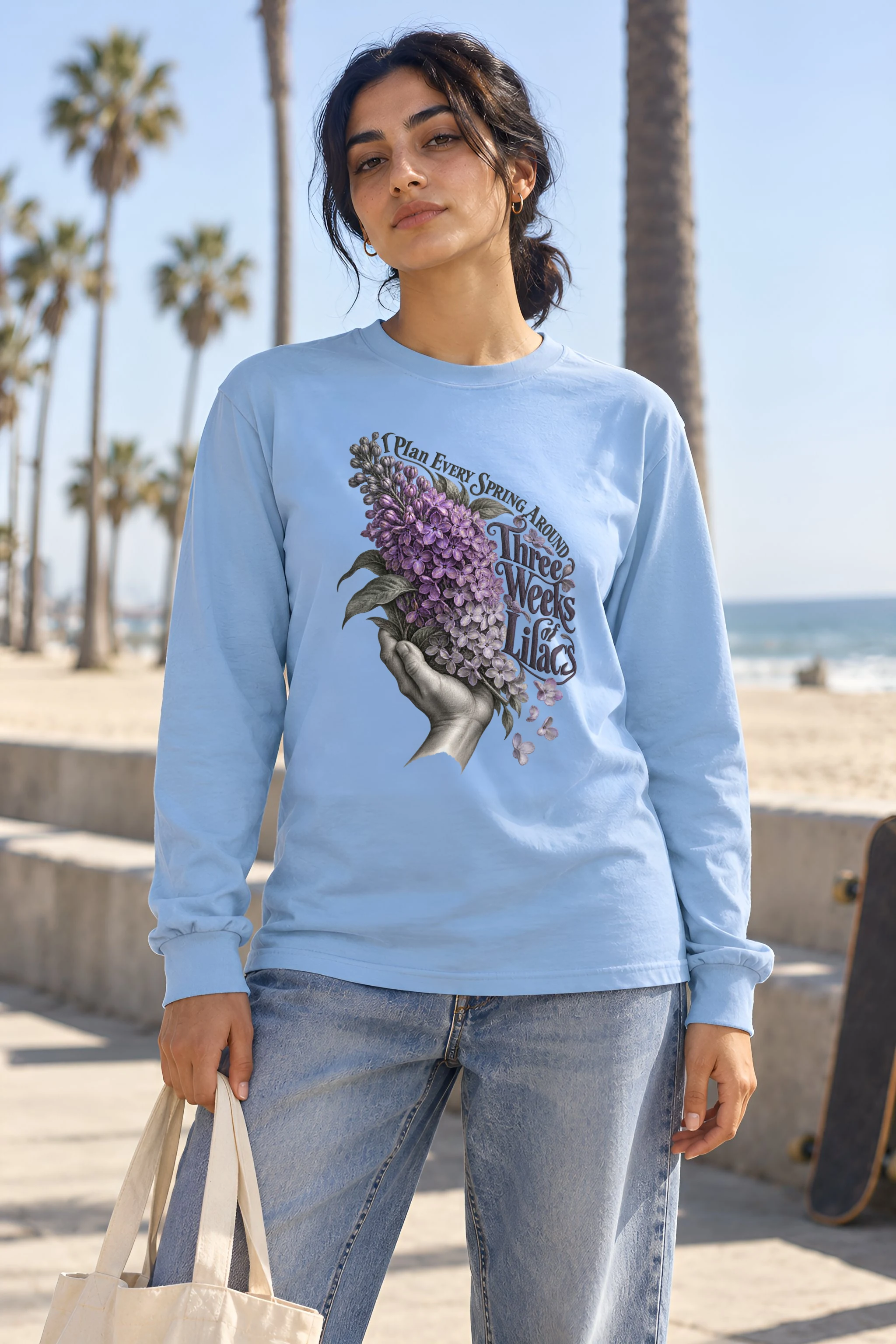 "Three Weeks of Lilacs" Unisex Longsleeve T-shirt