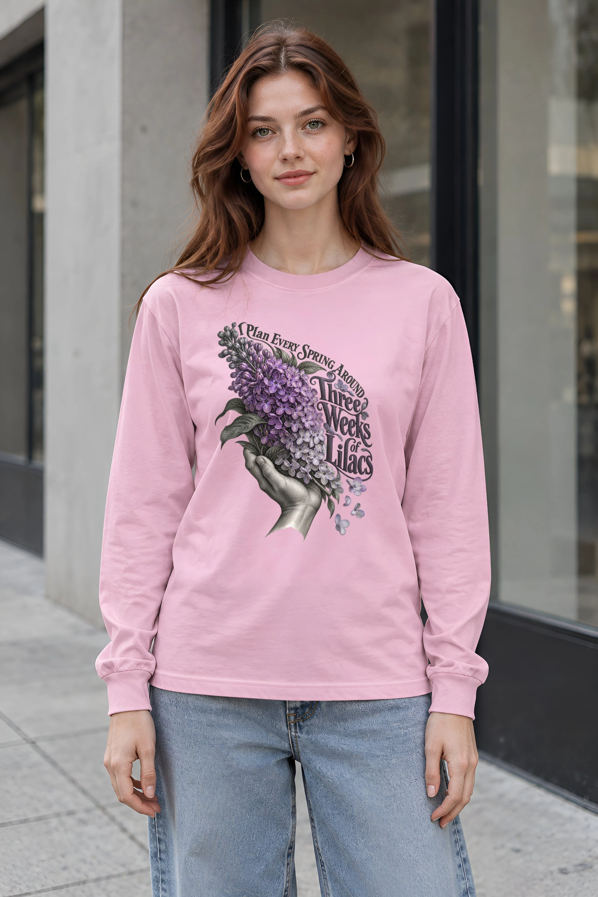 "Three Weeks of Lilacs" Unisex Longsleeve T-shirt