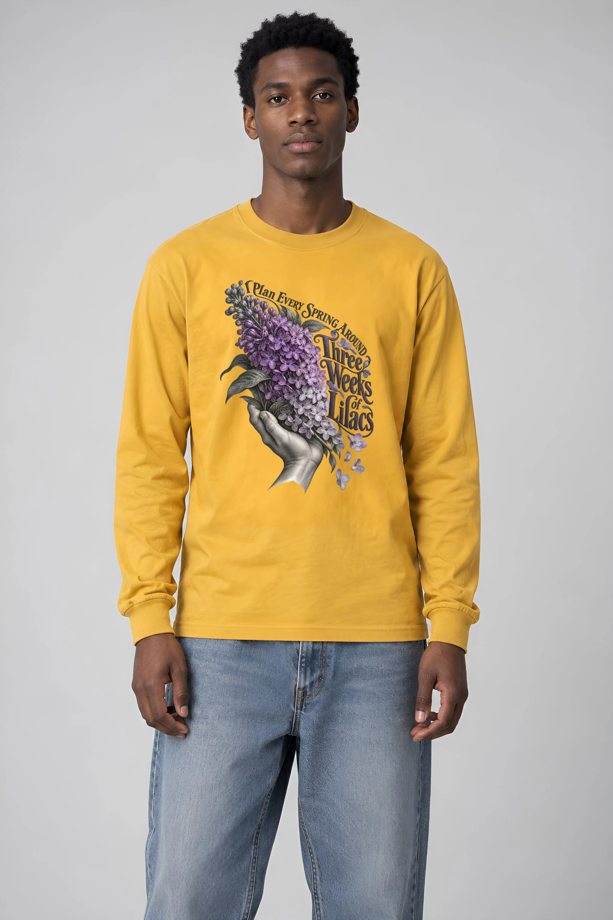 "Three Weeks of Lilacs" Unisex Longsleeve T-shirt