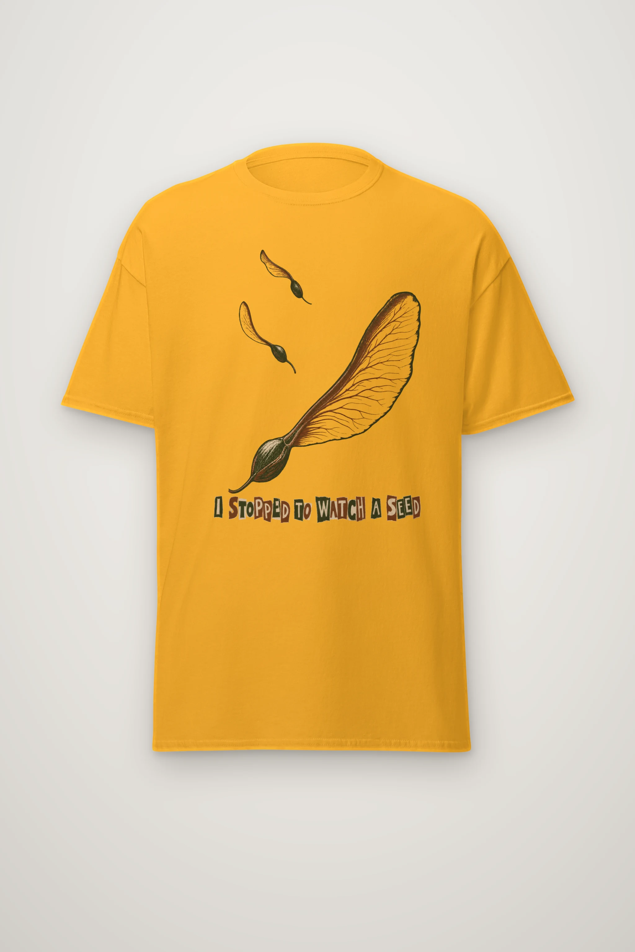 "Three Winged Seeds" Heavyweight Unisex Crewneck T-shirt