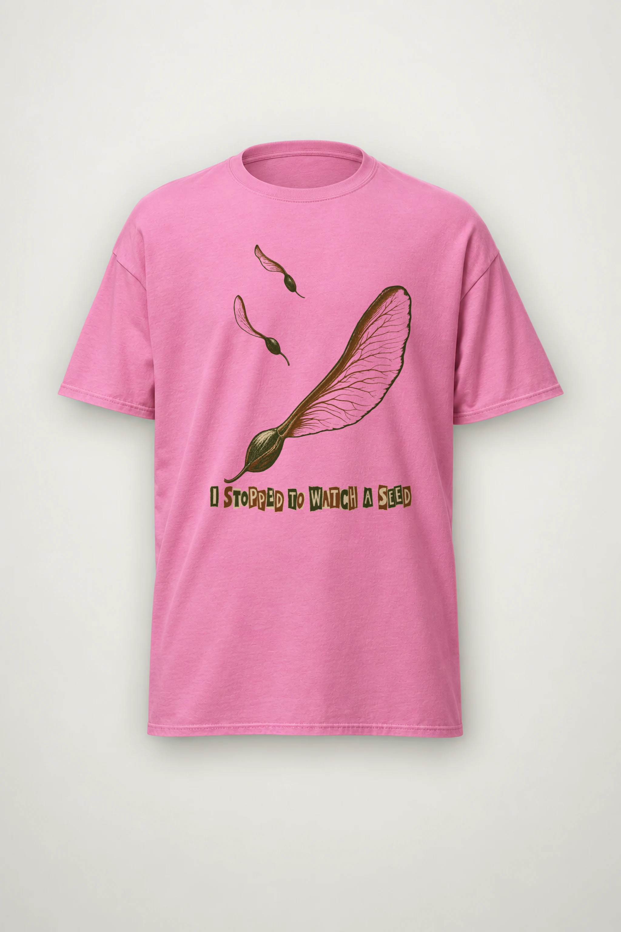"Three Winged Seeds" Heavyweight Unisex Crewneck T-shirt