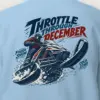 "Throttle Through December" Heavy Blend Unisex Crewneck Sweatshirt