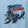 "Throttle Through December" Heavy Blend Unisex Pullover Hoodie