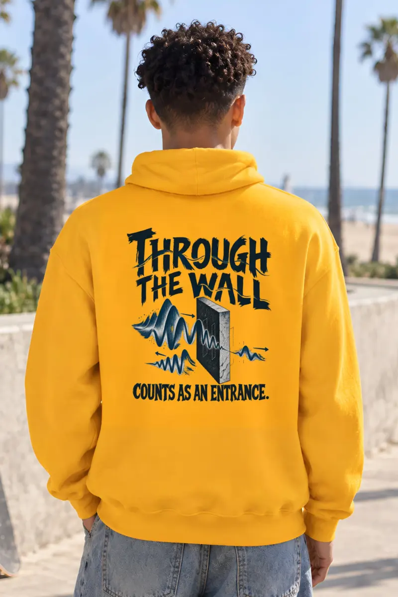 "Through the Wall Counts as an Entrance" Heavy Blend Unisex Pullover Hoodie