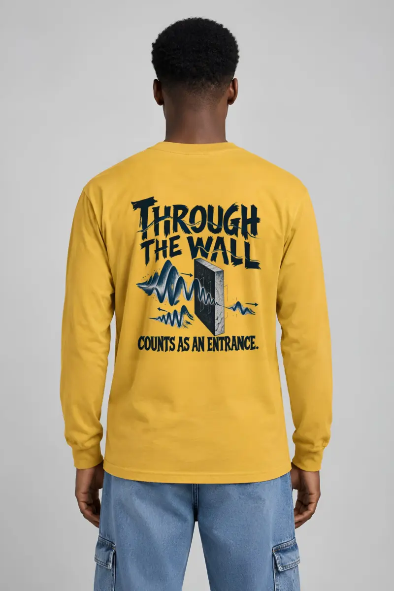 “Through the Wall Entrance” Unisex Longsleeve T-shirt