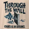 "Through The Wall" Men's Oversized Heavyweight Crewneck T-Shirt