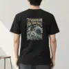 "Through the Wave Face" Heavyweight Unisex Crewneck T-shirt