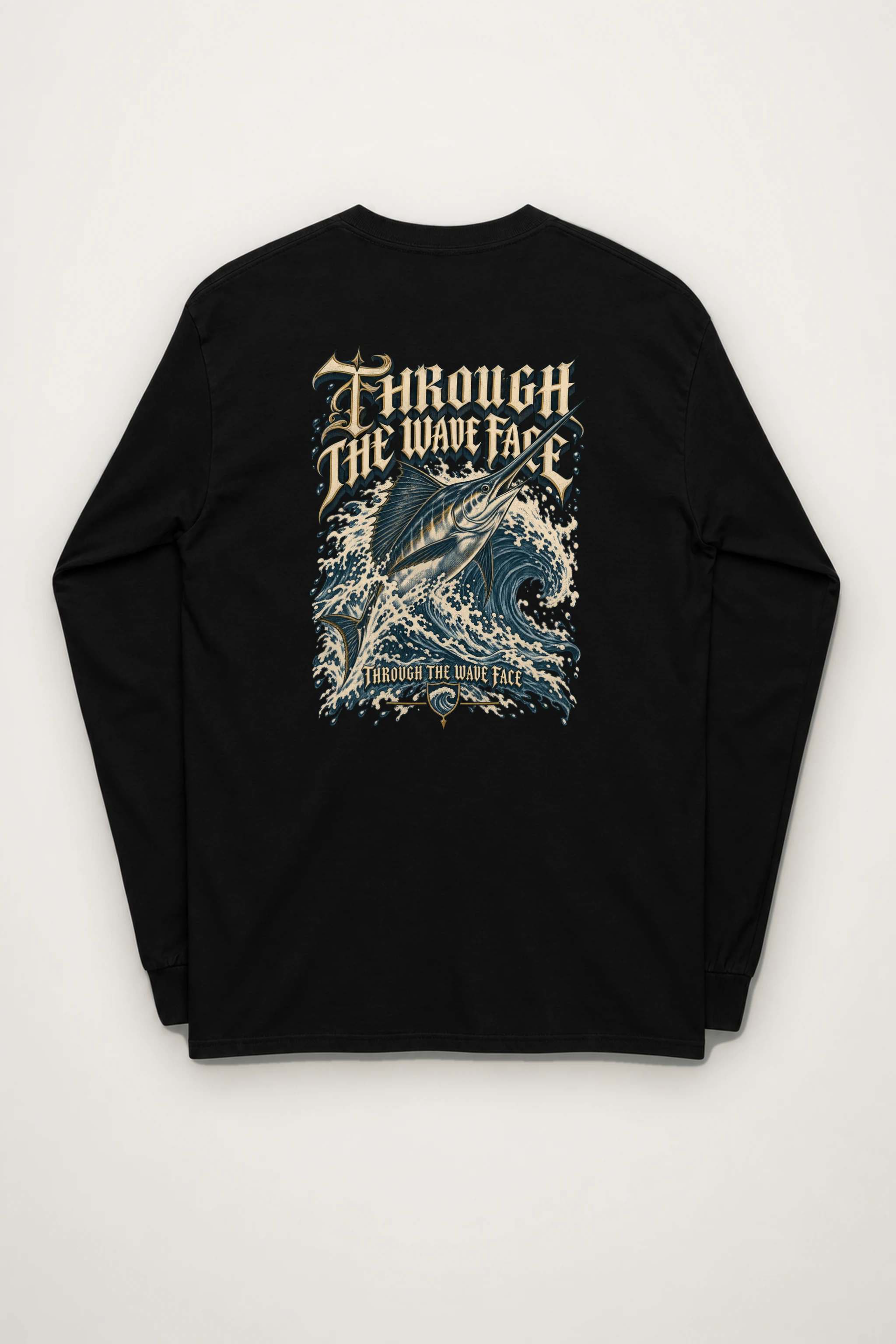"Through the Wave Face" Unisex Longsleeve T-shirt