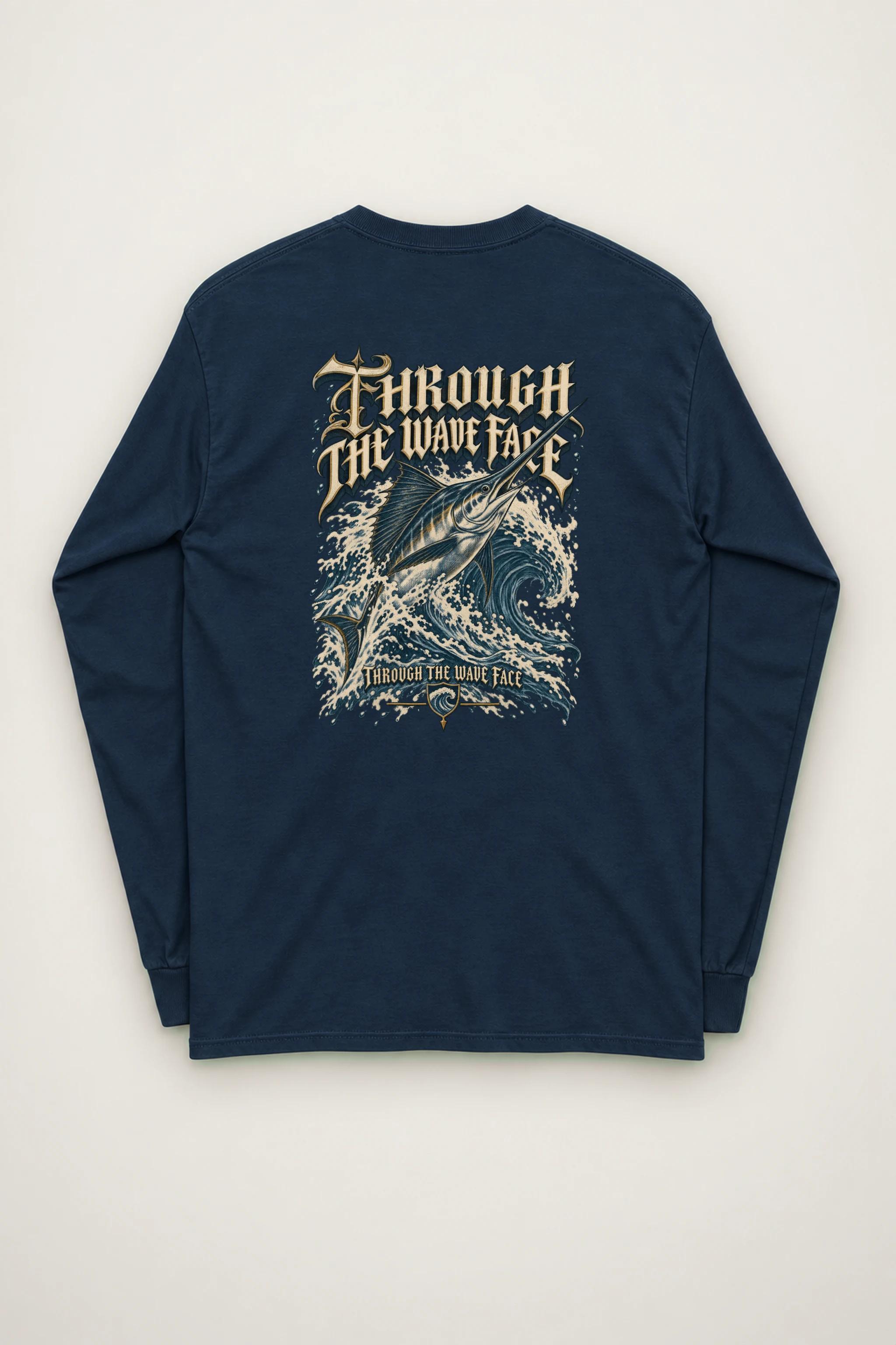 "Through the Wave Face" Unisex Longsleeve T-shirt