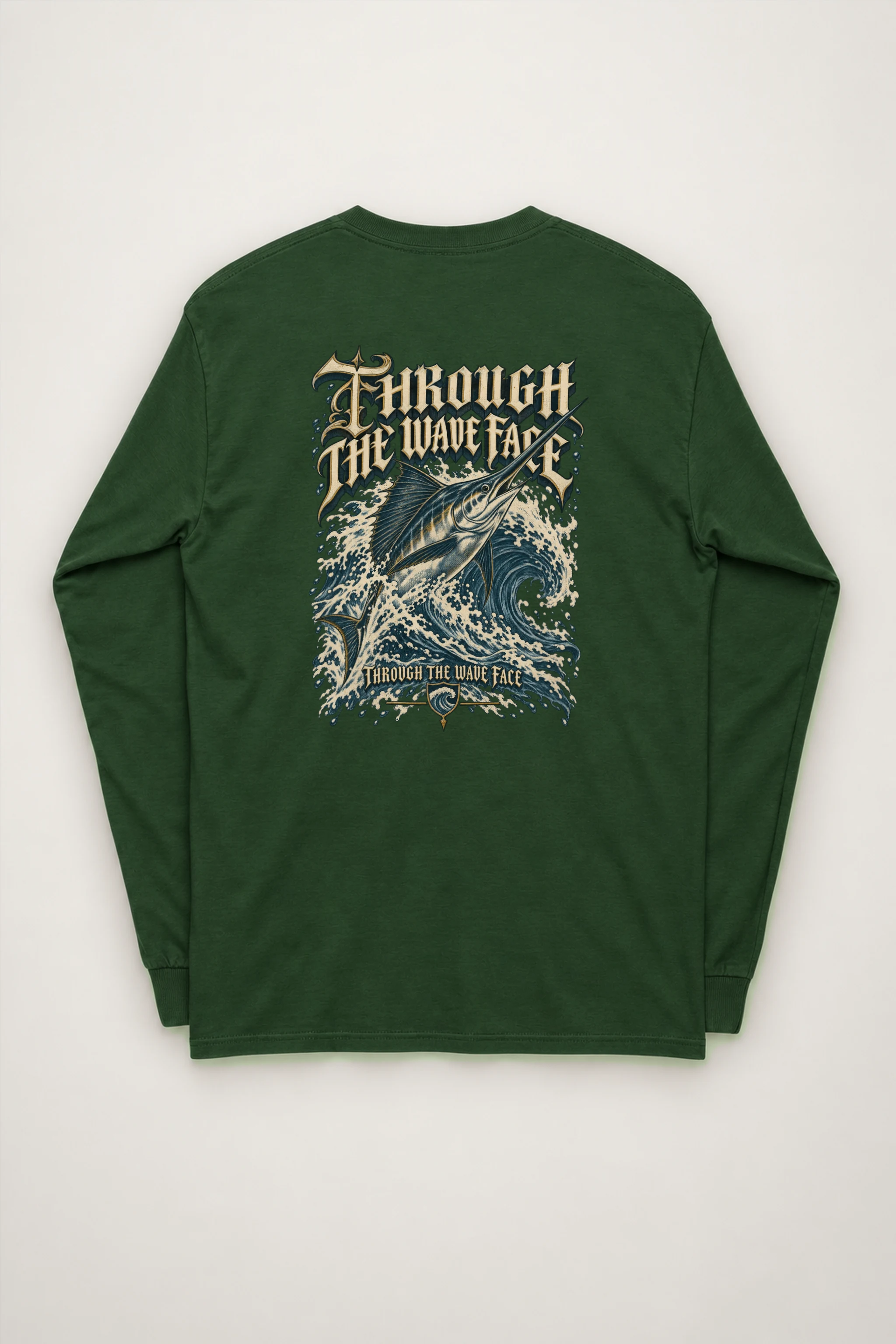 "Through the Wave Face" Unisex Longsleeve T-shirt