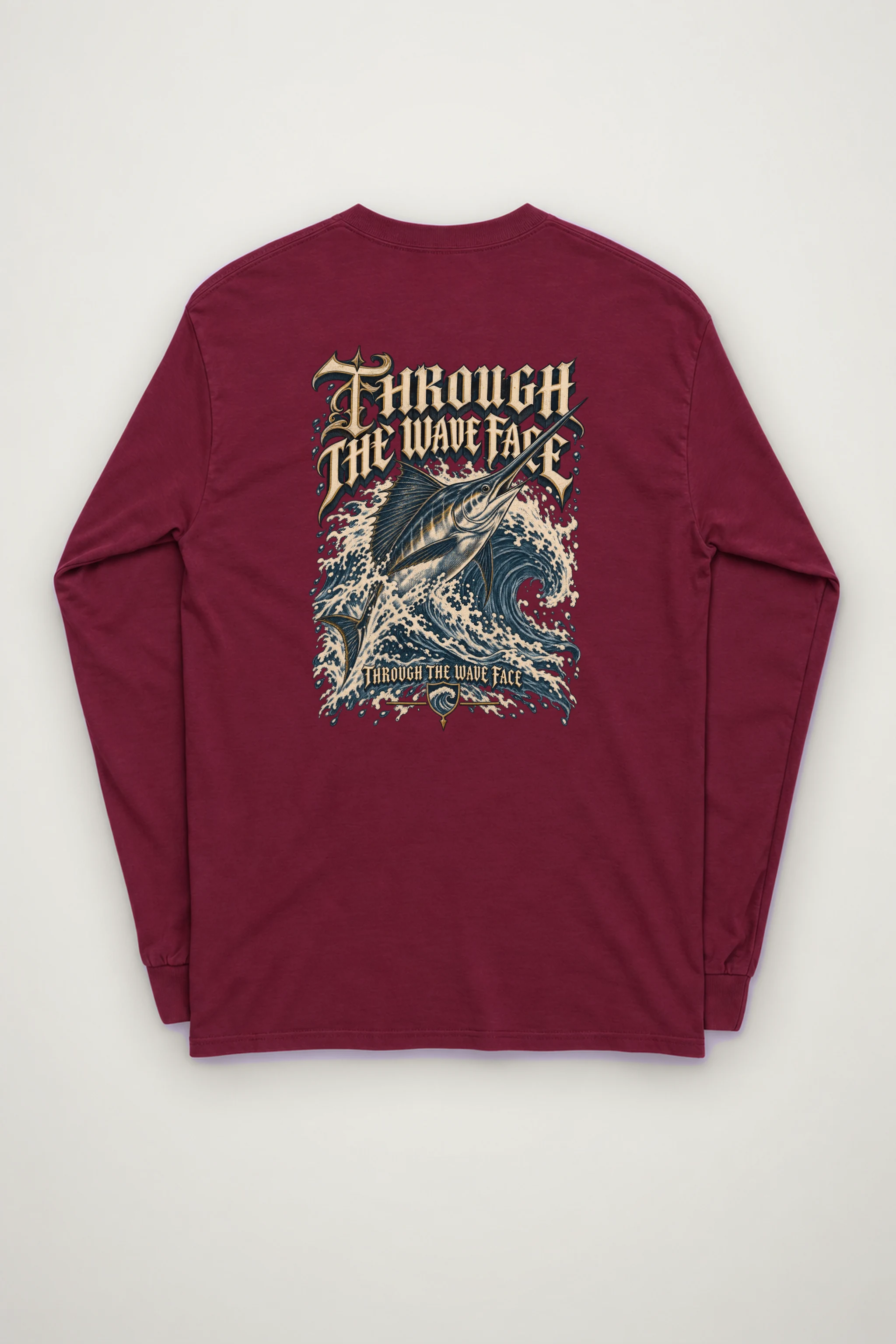 "Through the Wave Face" Unisex Longsleeve T-shirt