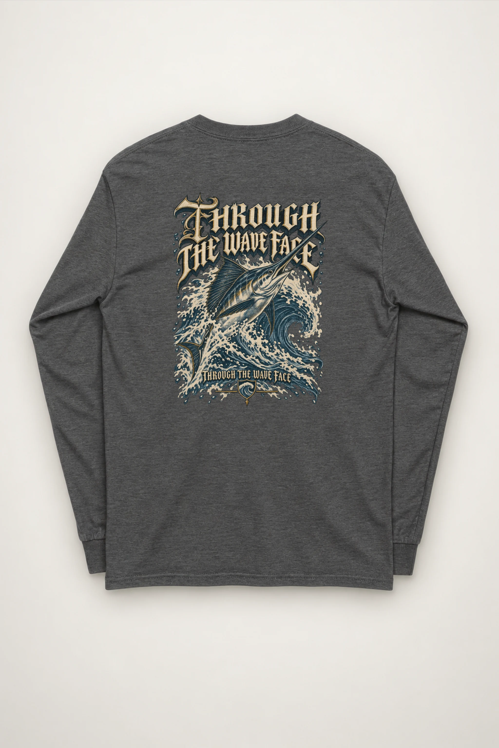 "Through the Wave Face" Unisex Longsleeve T-shirt