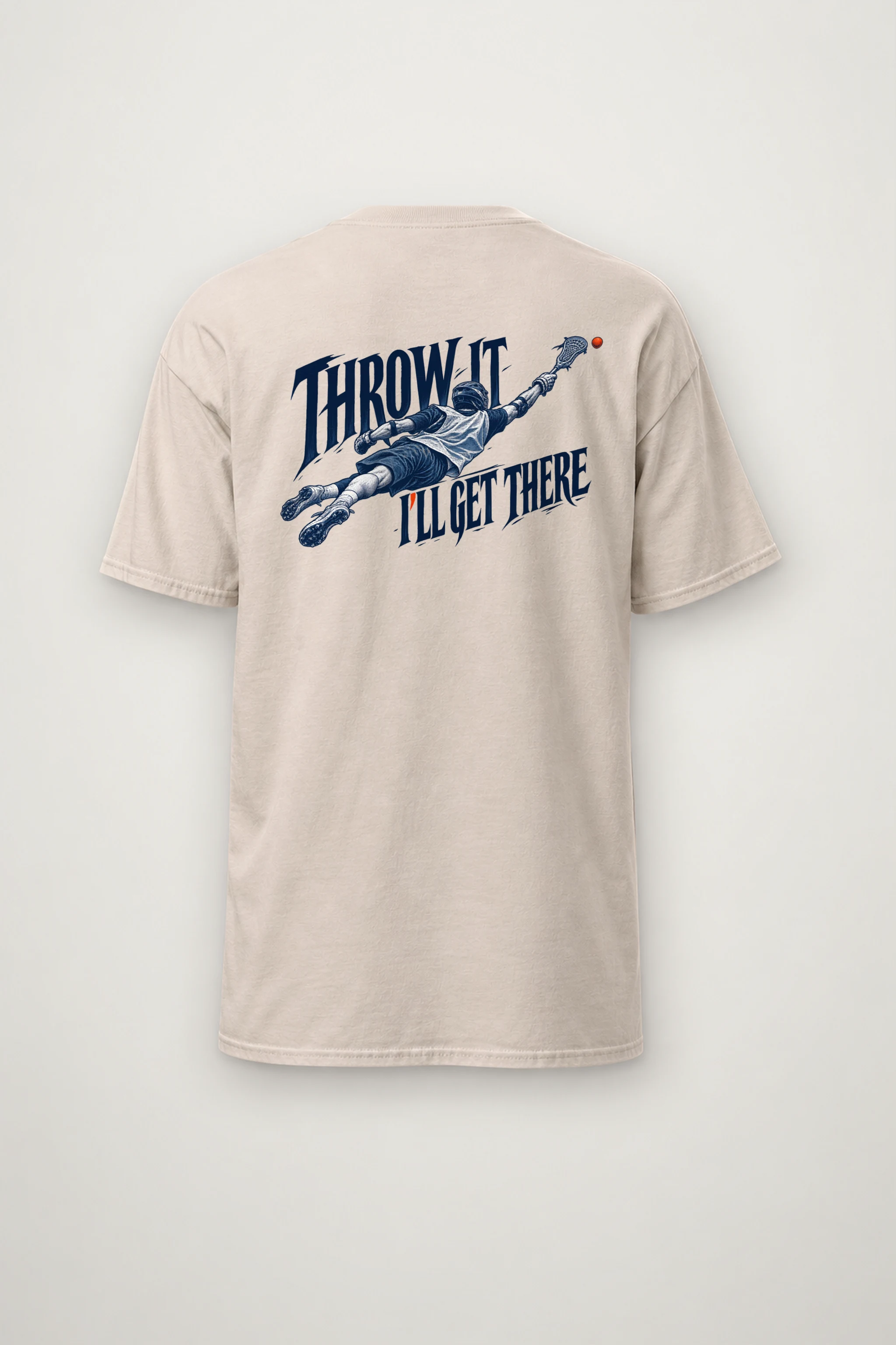 "Throw It, I'll Get There" Heavyweight Unisex Crewneck T-shirt