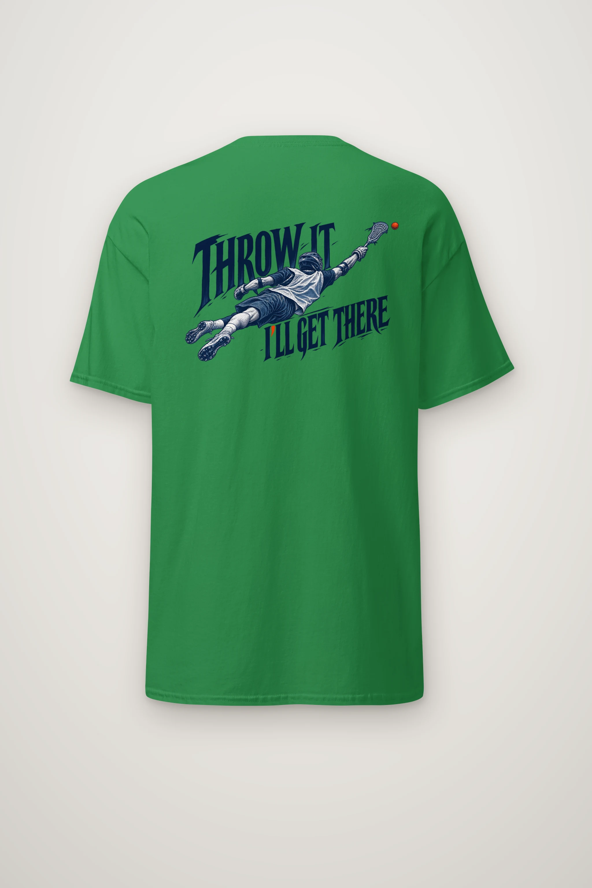 "Throw It, I'll Get There" Heavyweight Unisex Crewneck T-shirt