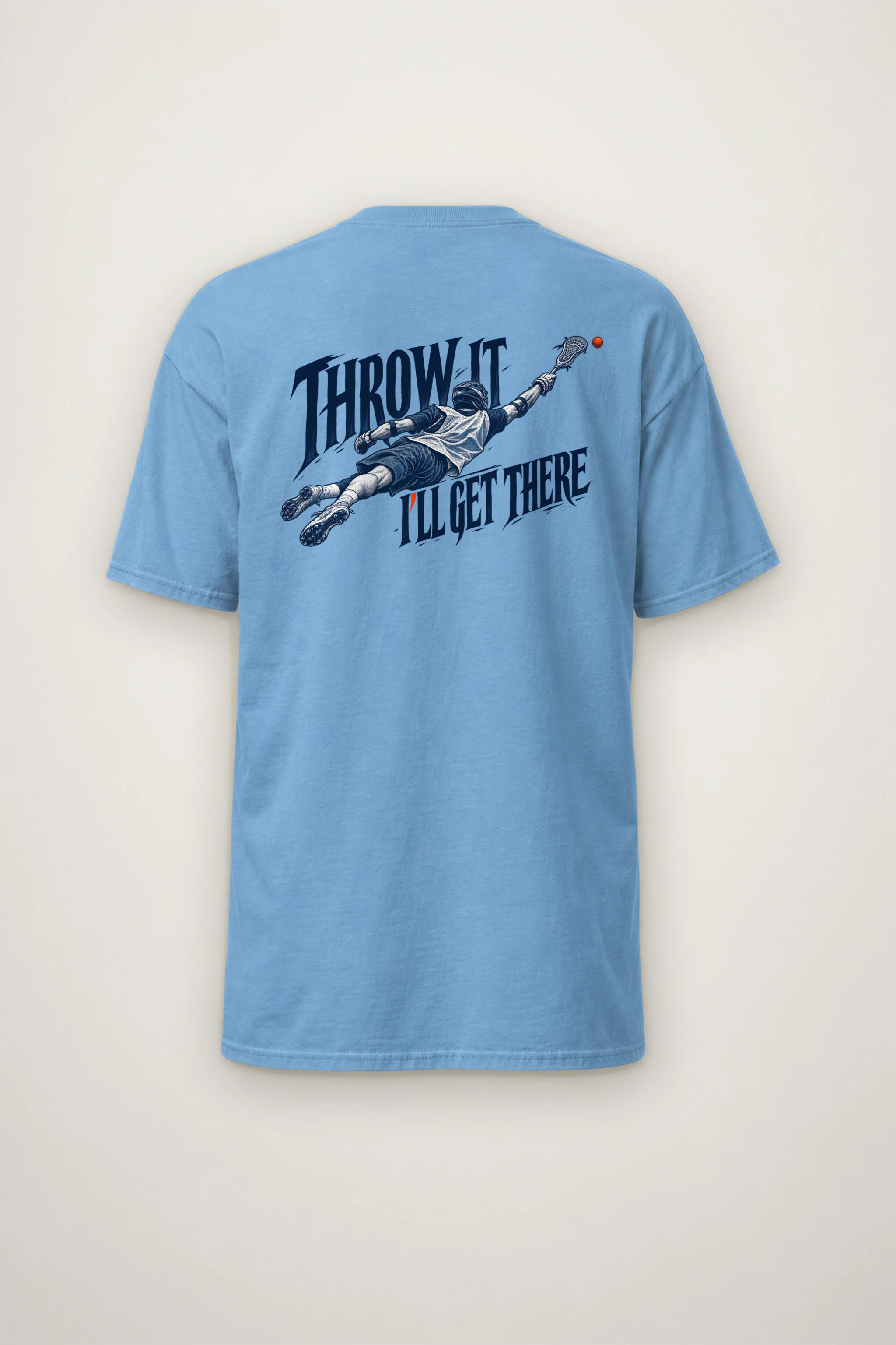 "Throw It, I'll Get There" Heavyweight Unisex Crewneck T-shirt