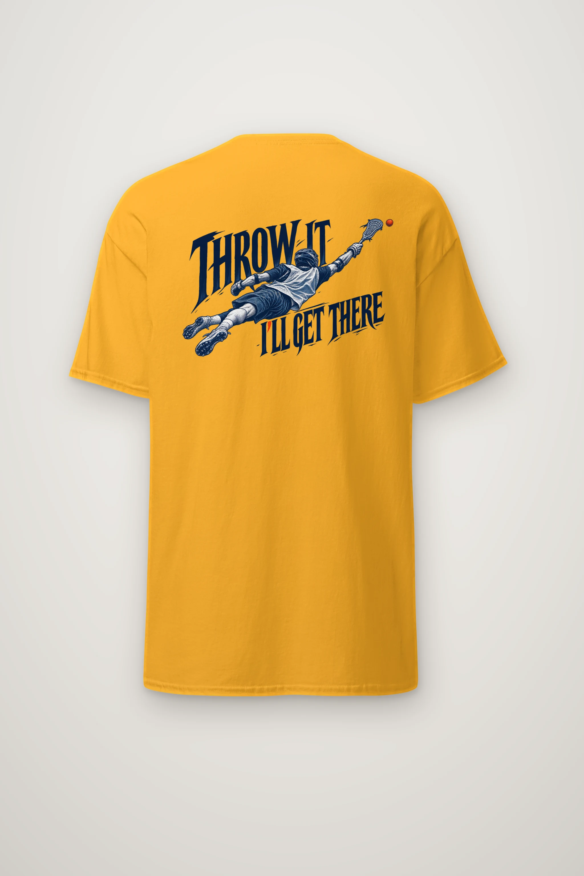 "Throw It, I'll Get There" Heavyweight Unisex Crewneck T-shirt