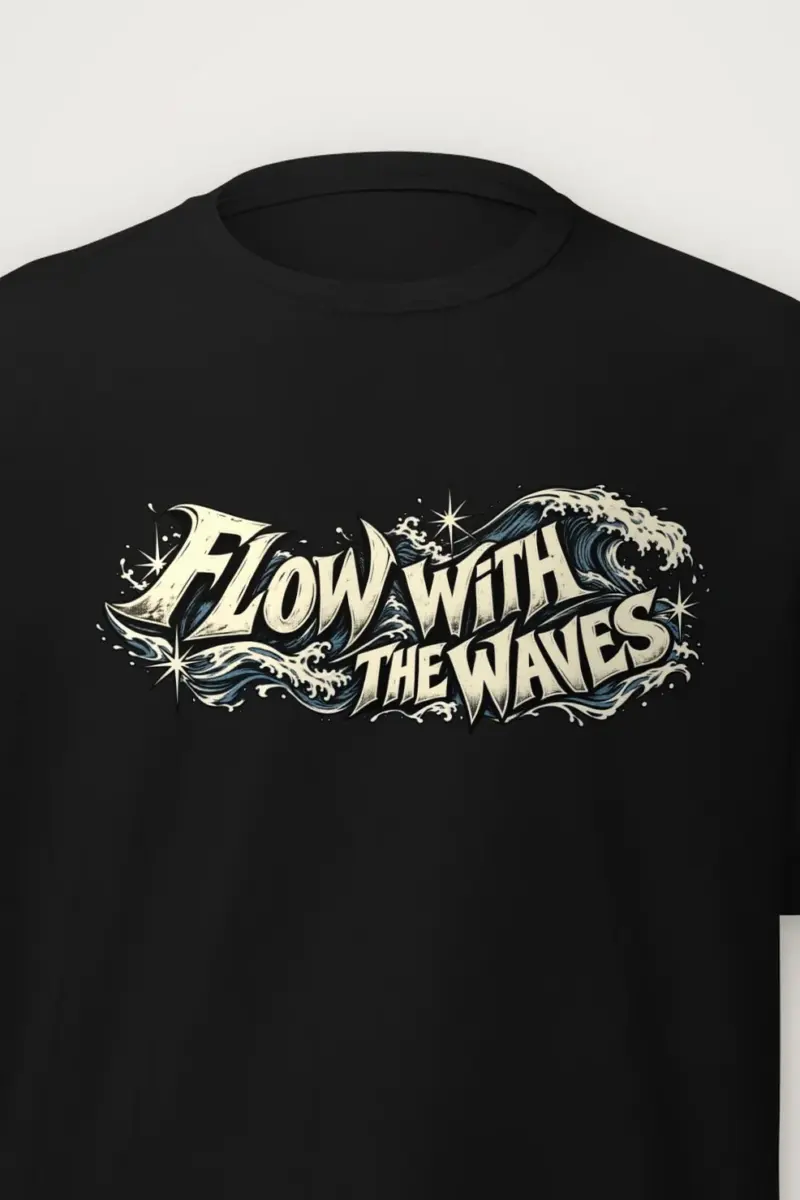 "Tidal Resolve" Heavyweight Unisex Crewneck T-shirt