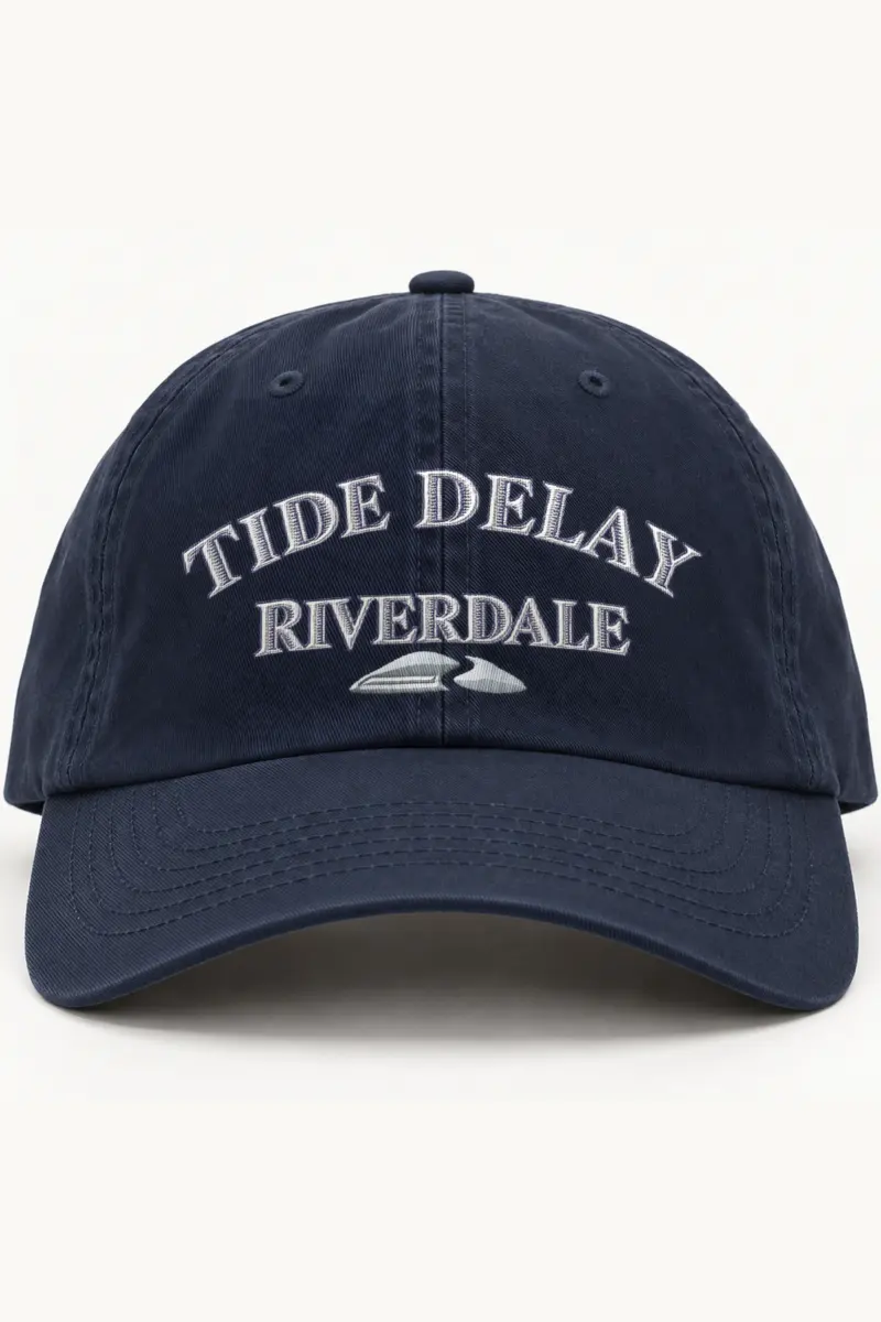 "Tide Delay Riverdale" Classic Dad Hat · Embroidered