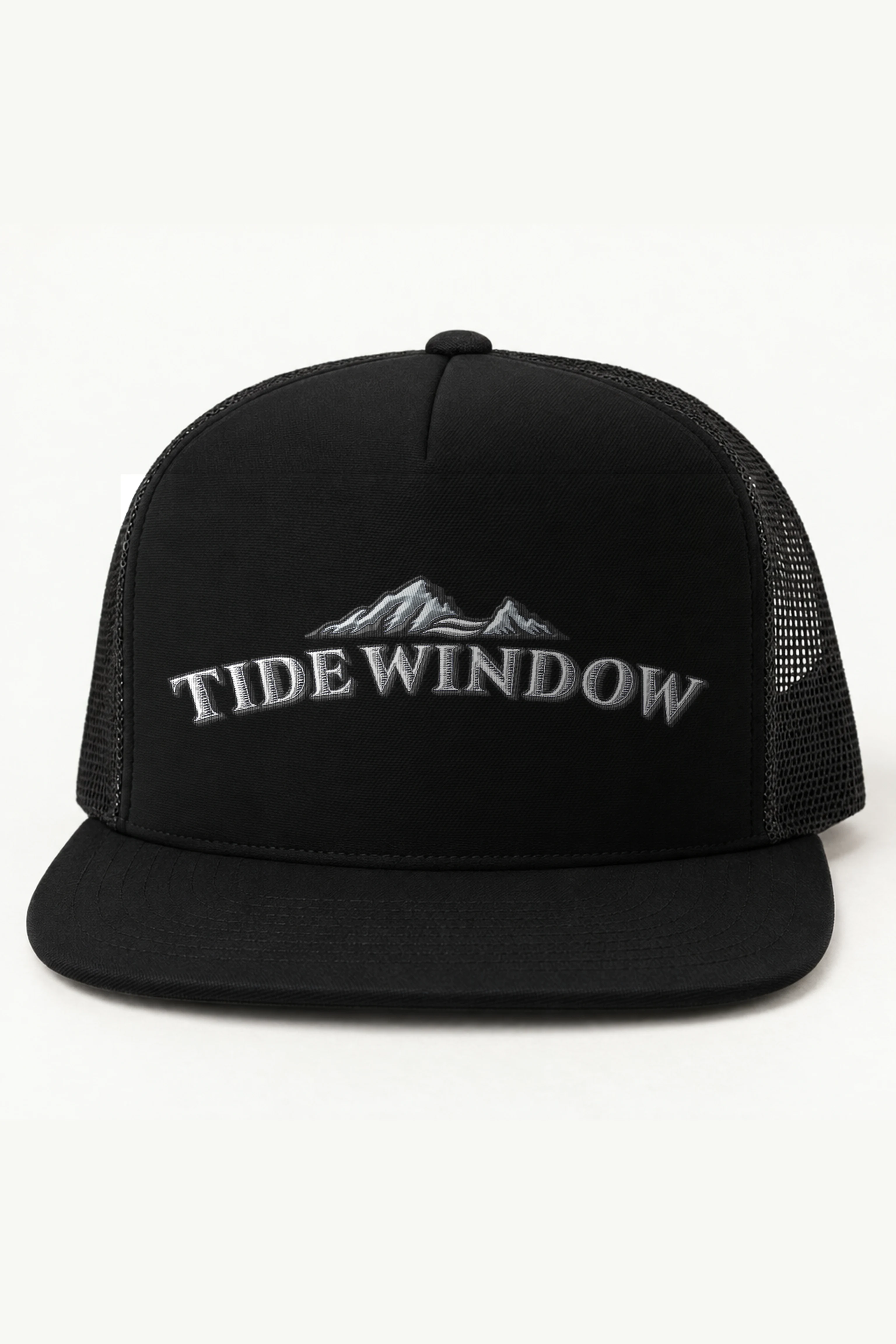"Tide Window" 5 Panel Trucker Cap · Embroidered