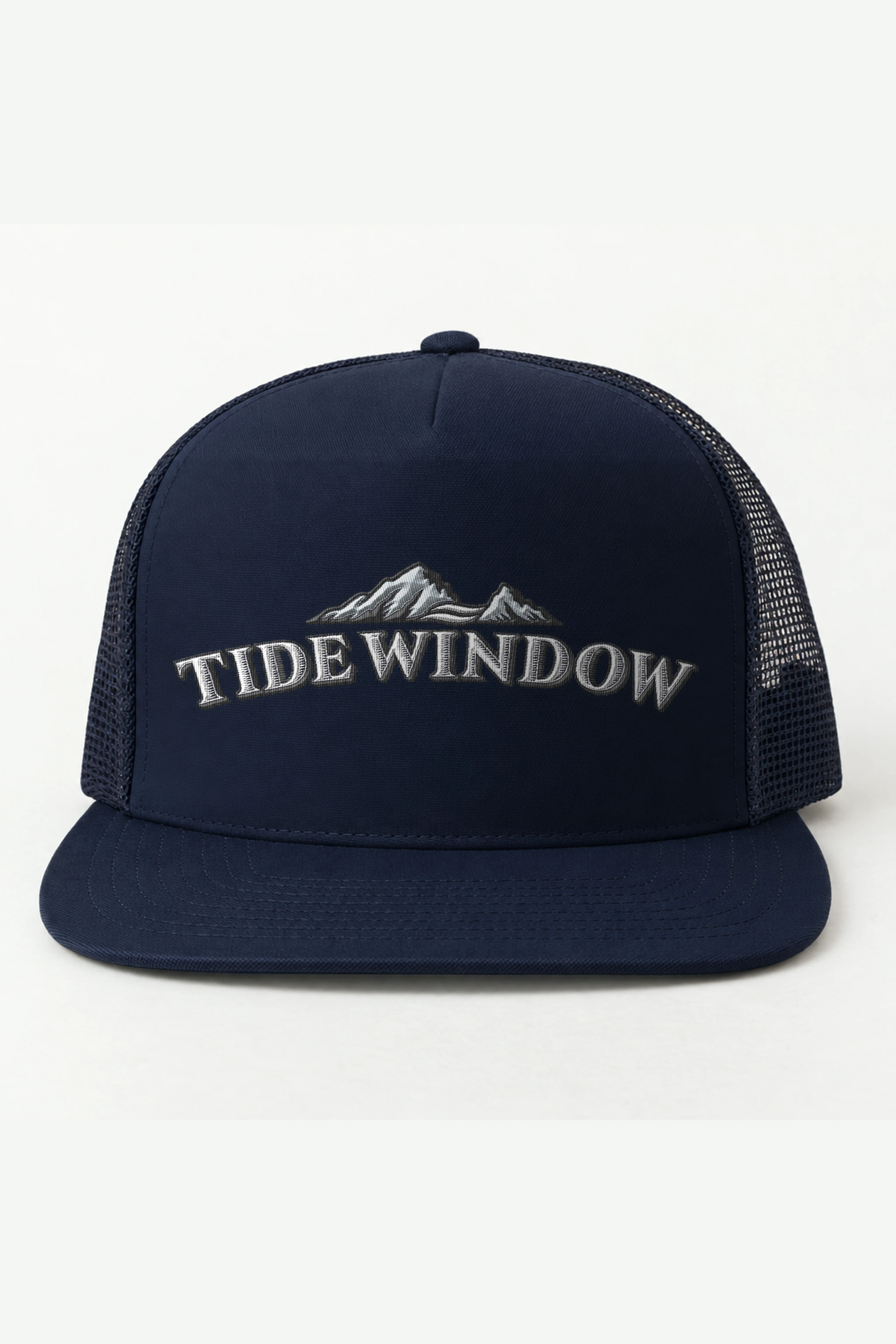 "Tide Window" 5 Panel Trucker Cap · Embroidered