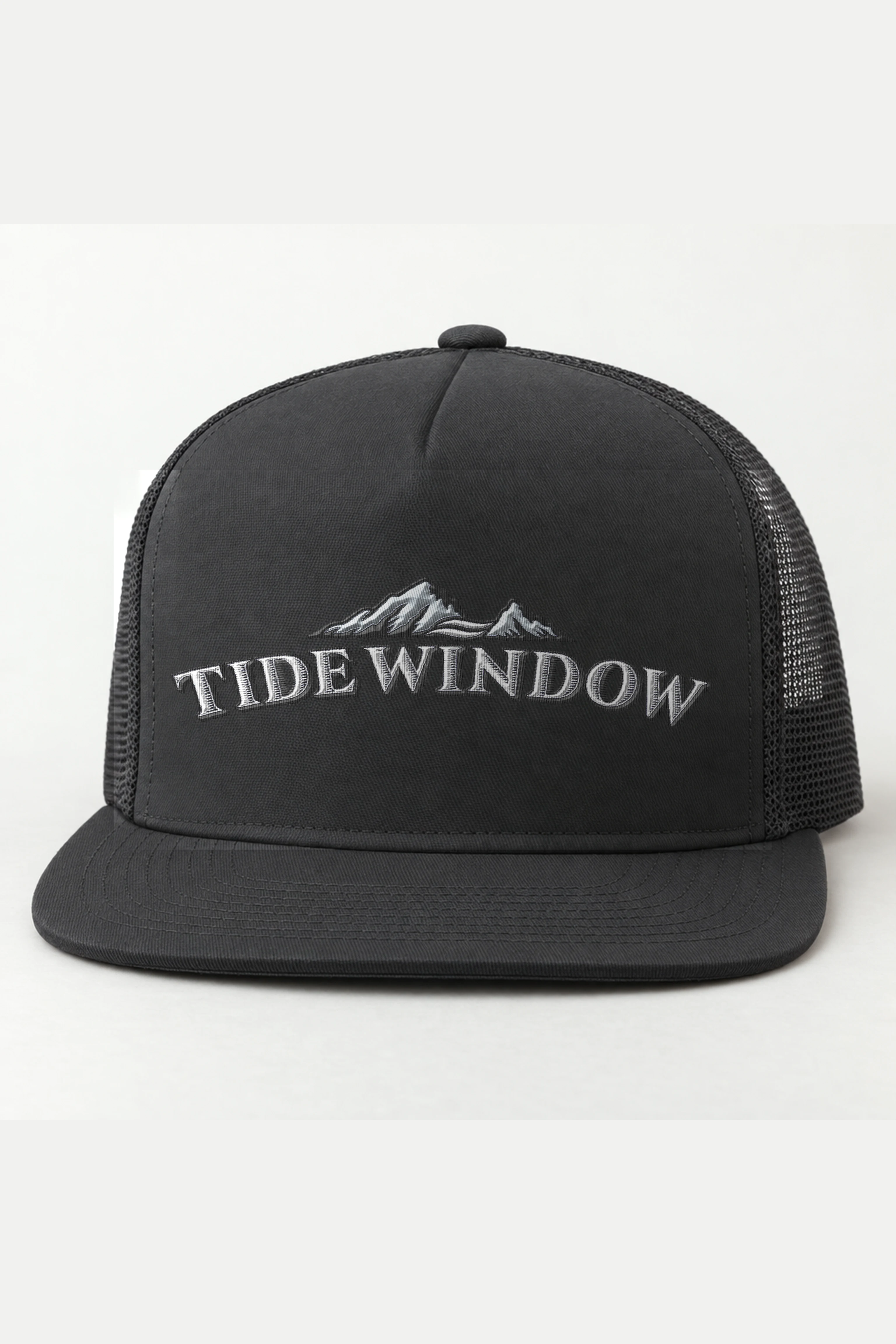 "Tide Window" 5 Panel Trucker Cap · Embroidered