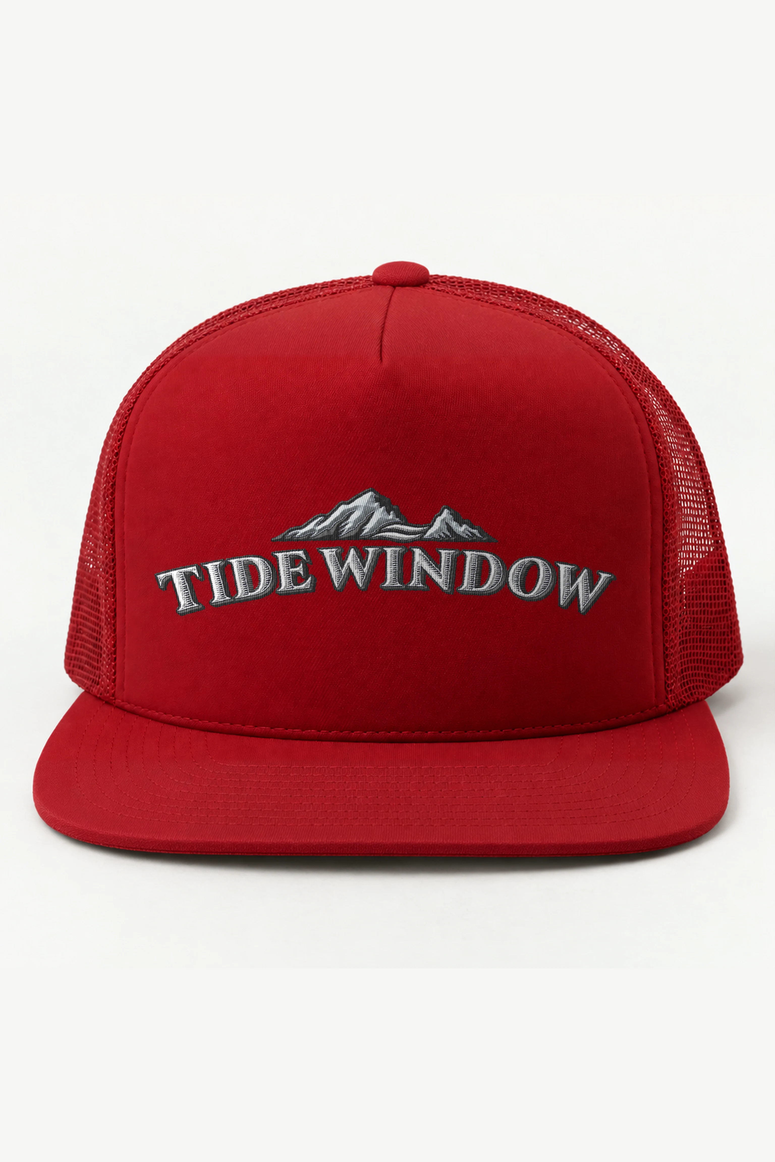 "Tide Window" 5 Panel Trucker Cap · Embroidered